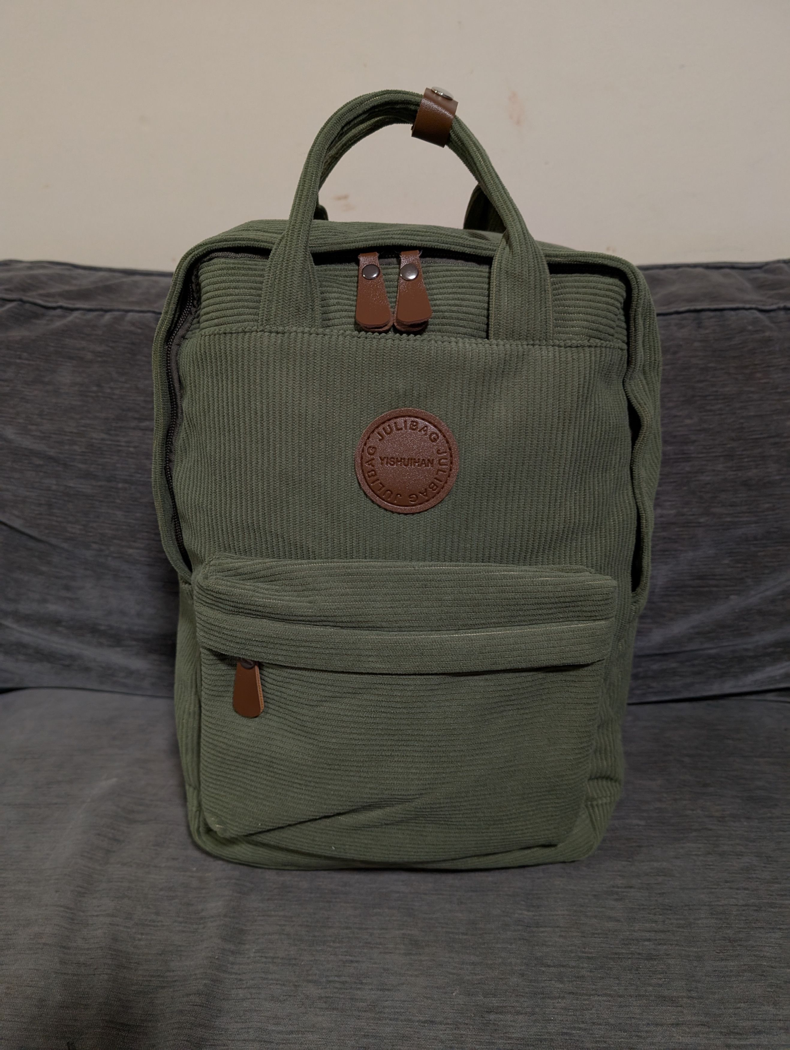 Other Green velvet backpack Size ONE SIZE - 7 Thumbnail