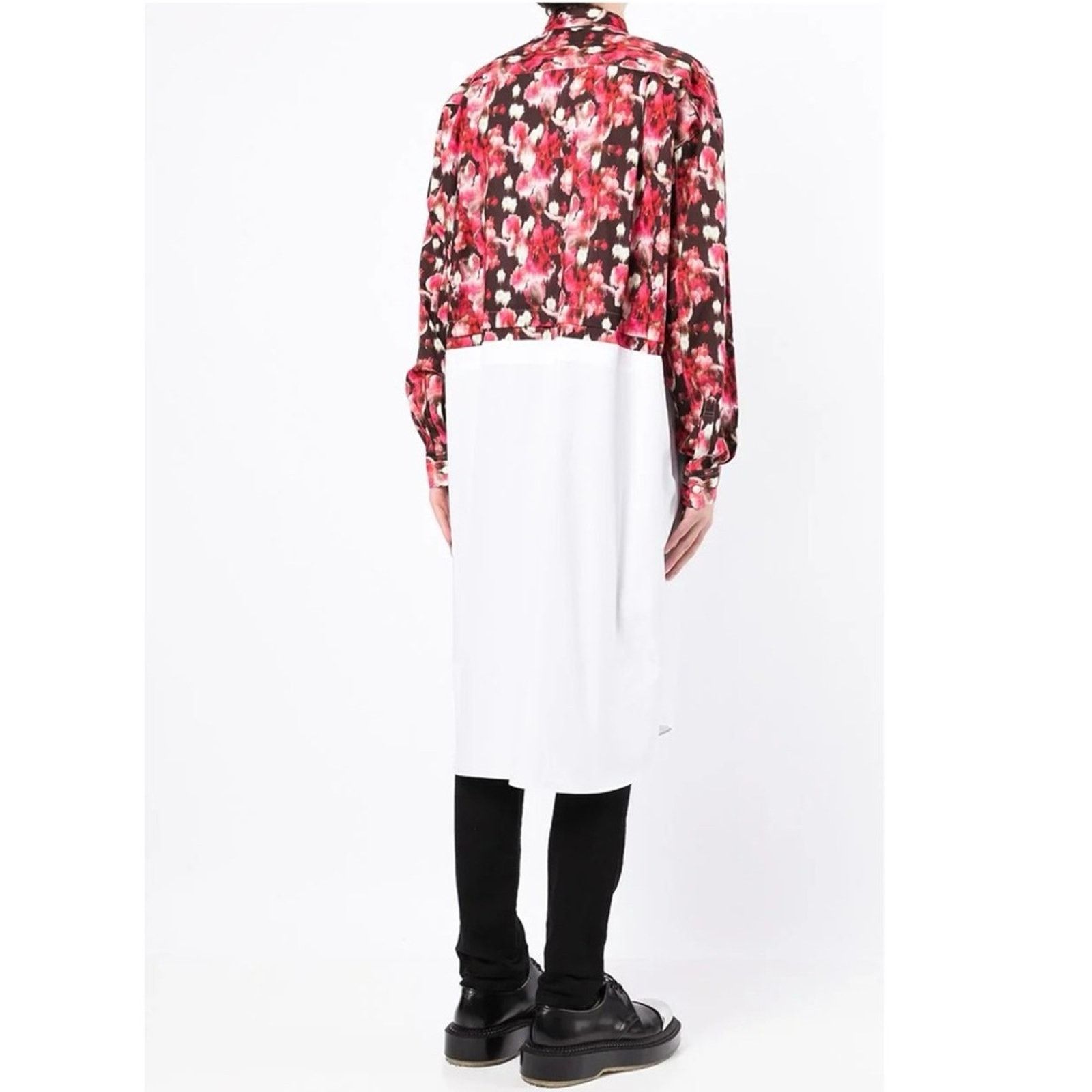 Comme des Garcons COMME des GARÇONS HOMME PLUS Cotton Poplin Floral Shirt Size US S / EU 44-46 / 1 - 3 Thumbnail