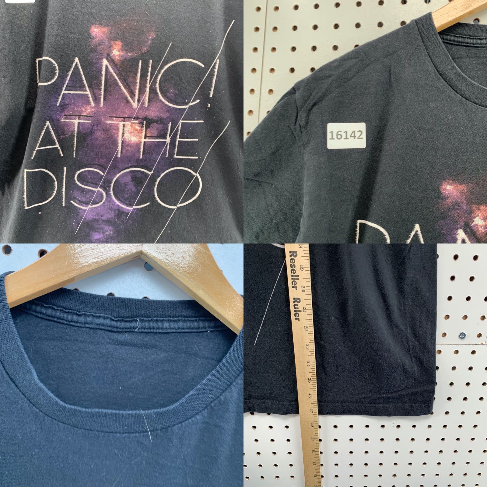 Vintage Panic At The Disco Shirt Adult Medium Black Short Sleeve Band Tee Size US M / EU 48-50 / 2 - 8 Thumbnail