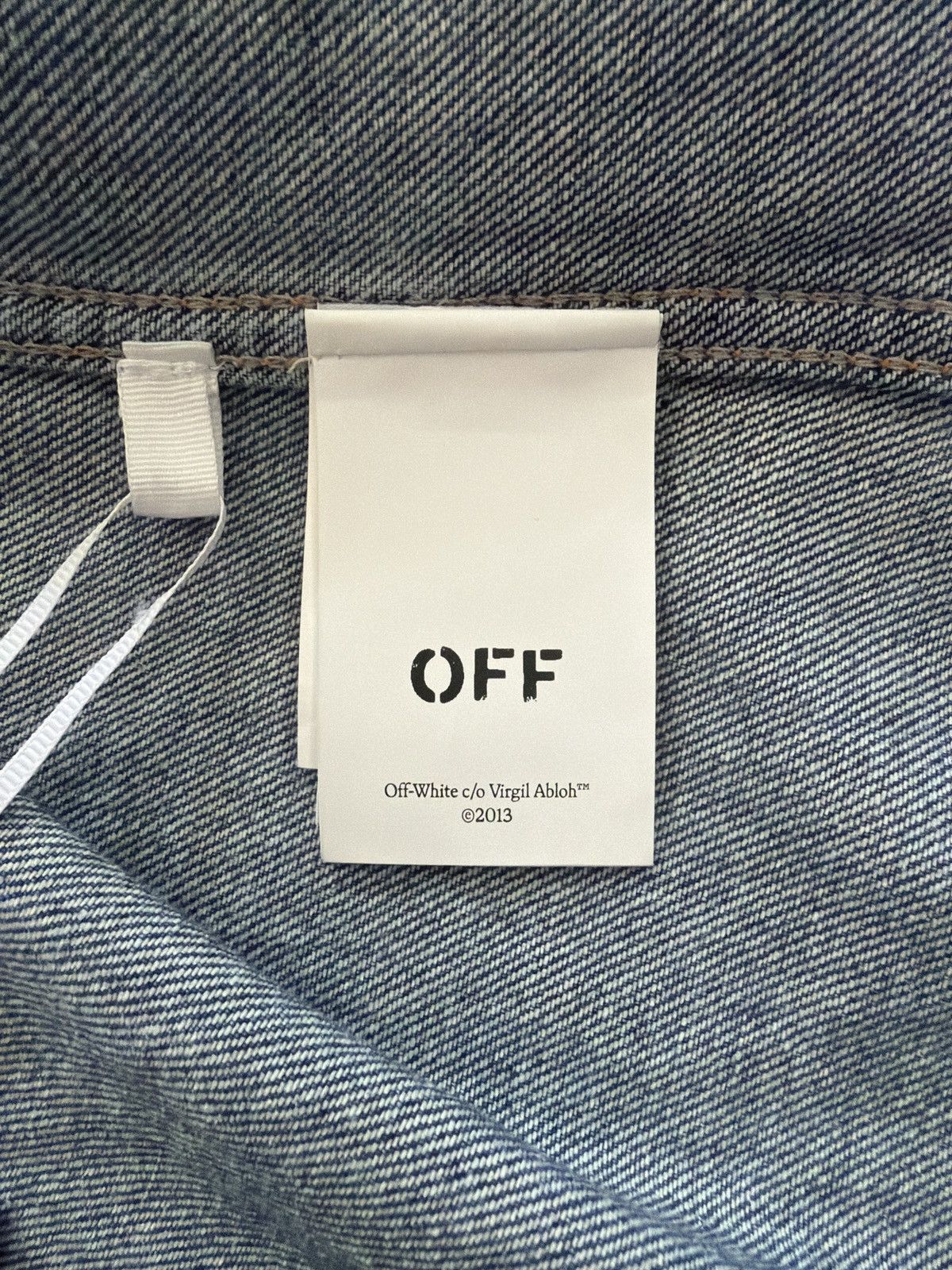 Off-White Off white denim jacket Size L / US 10 / IT 46 - 7 Thumbnail