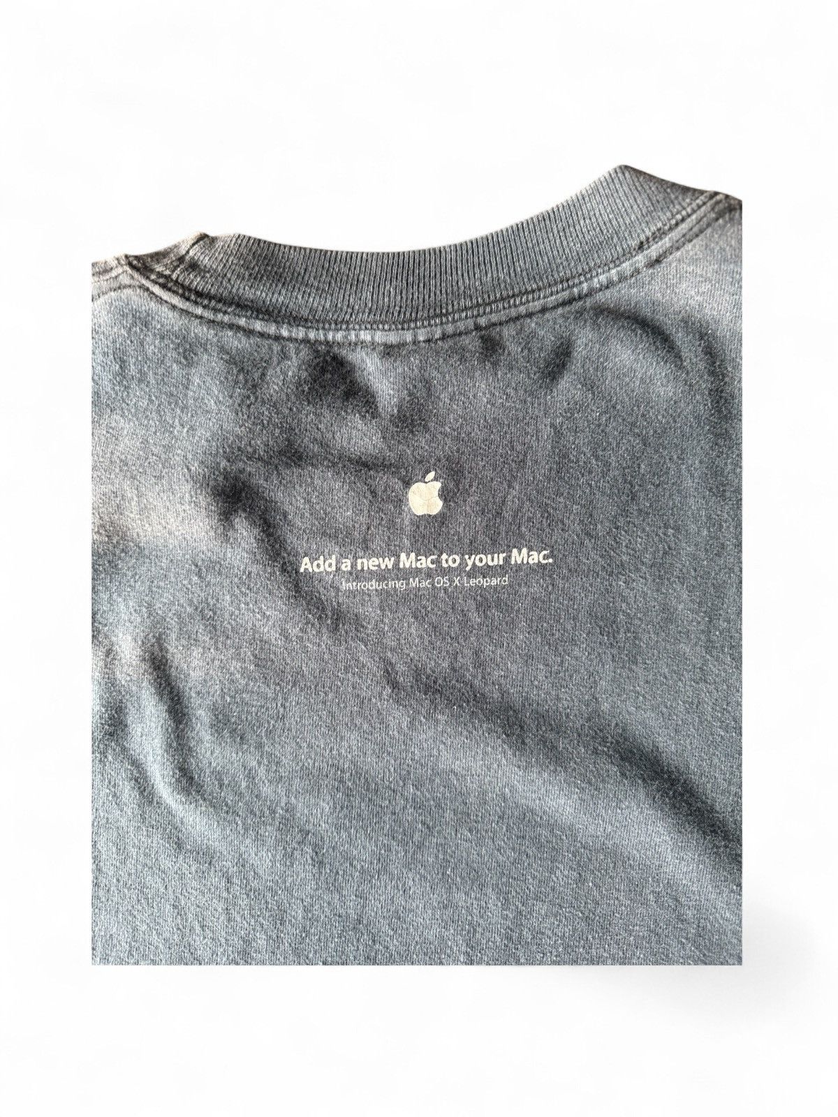 Apple Vintage Apple Mac OS X Promo Tee – Faded Black Size US L / EU 52-54 / 3 - 3 Thumbnail