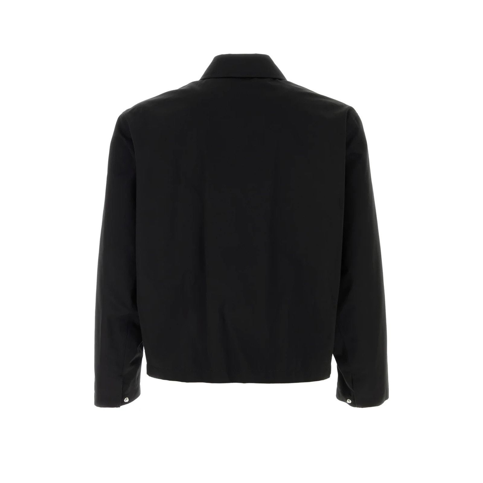 Burberry BURBERRY Black Cotton Jacket New & Authentic (Men's Size:50; Size US M / EU 48-50 / 2 - 2 Thumbnail
