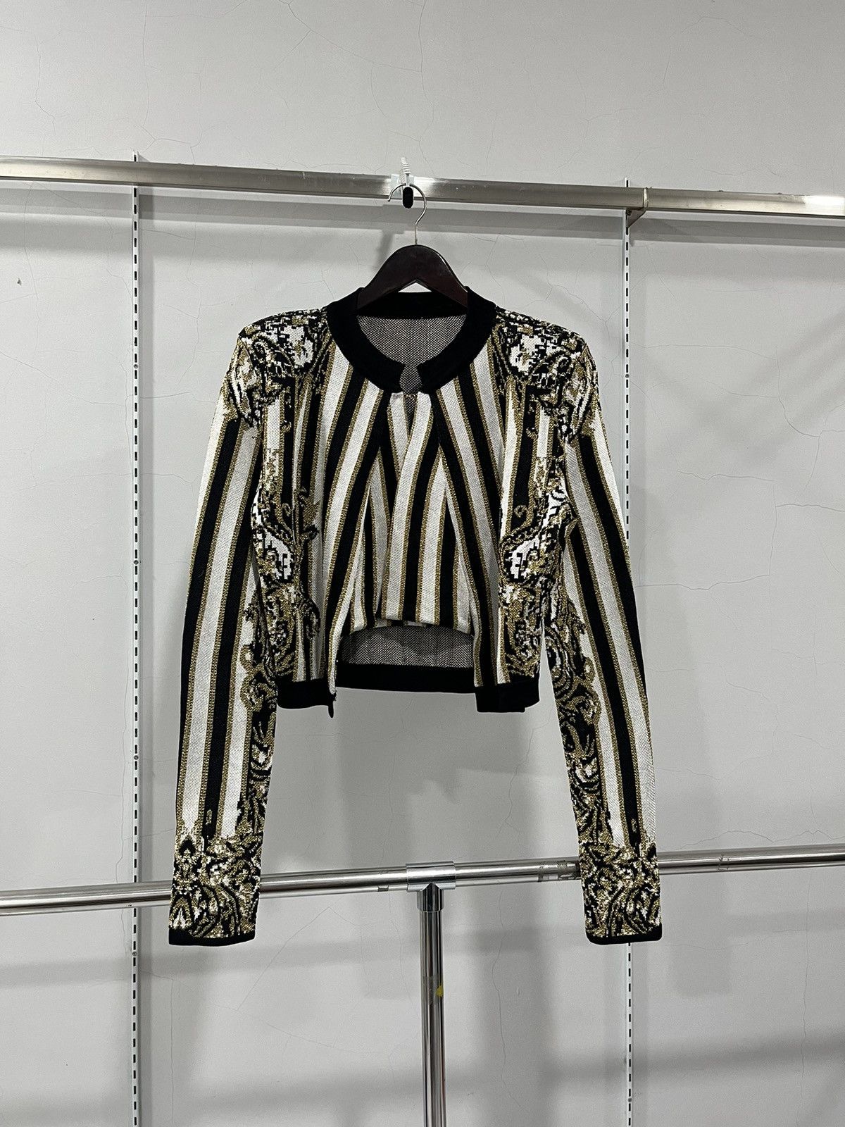 Balmain Balmain Paris Jacquard Woman Jacket Fall 2016 Size S / US 4 / IT 40 - 4 Thumbnail