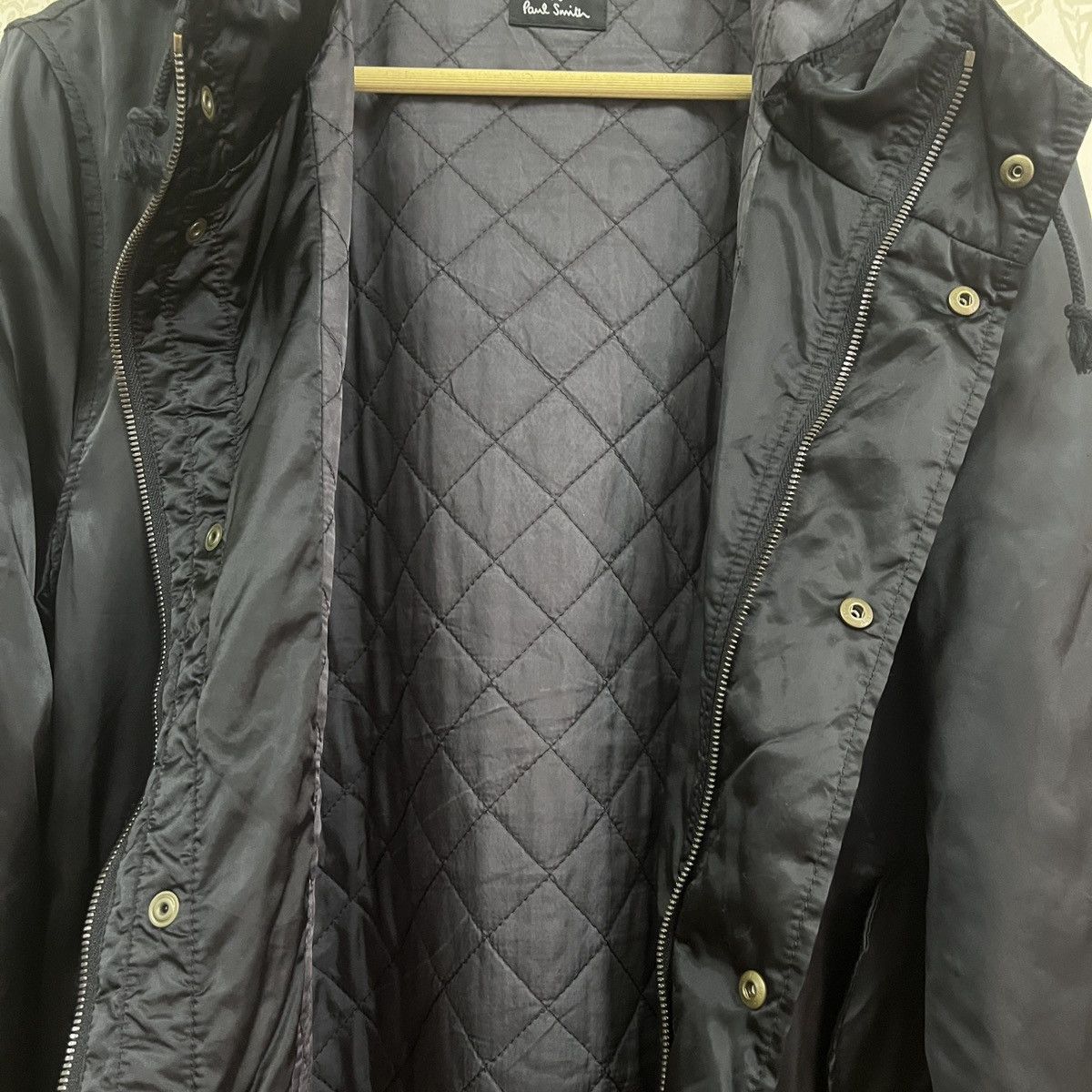 Paul Smith × Vintage Paul Smith Nylon Parkas Long Jacket Size US L / EU 52-54 / 3 - 18 Thumbnail