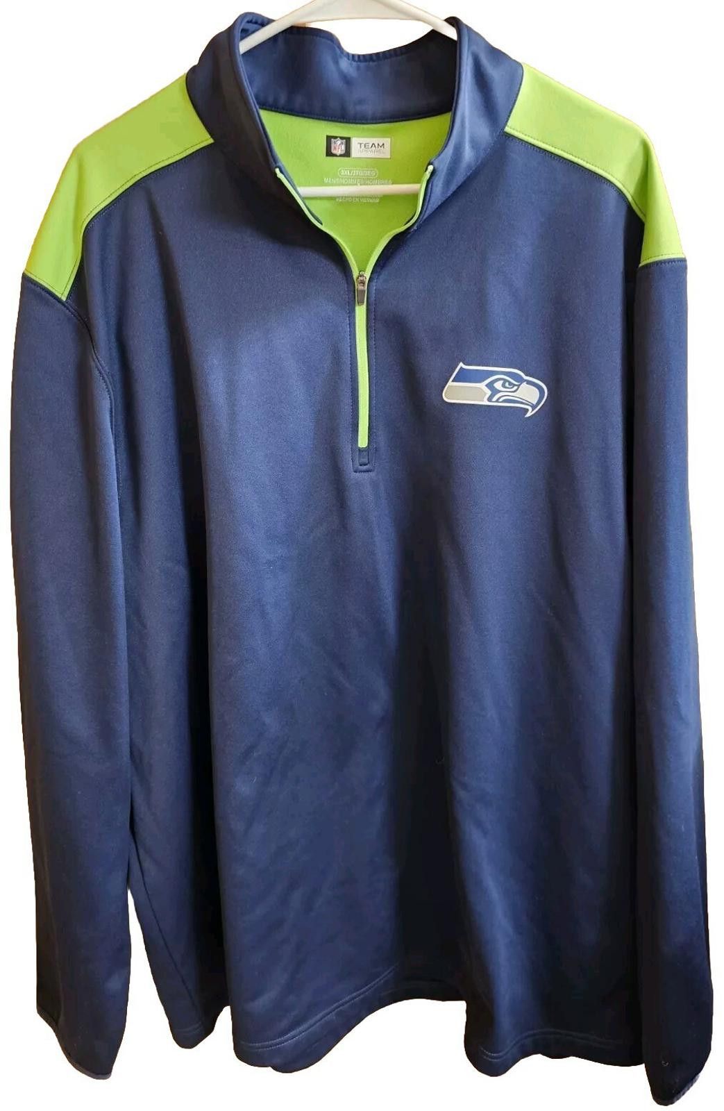 Other Seattle Seahawks Sweatshirt 3XL XXXL Team Sweater 1/4 zip Size US XXL / EU 58 / 5 - 1 Thumbnail