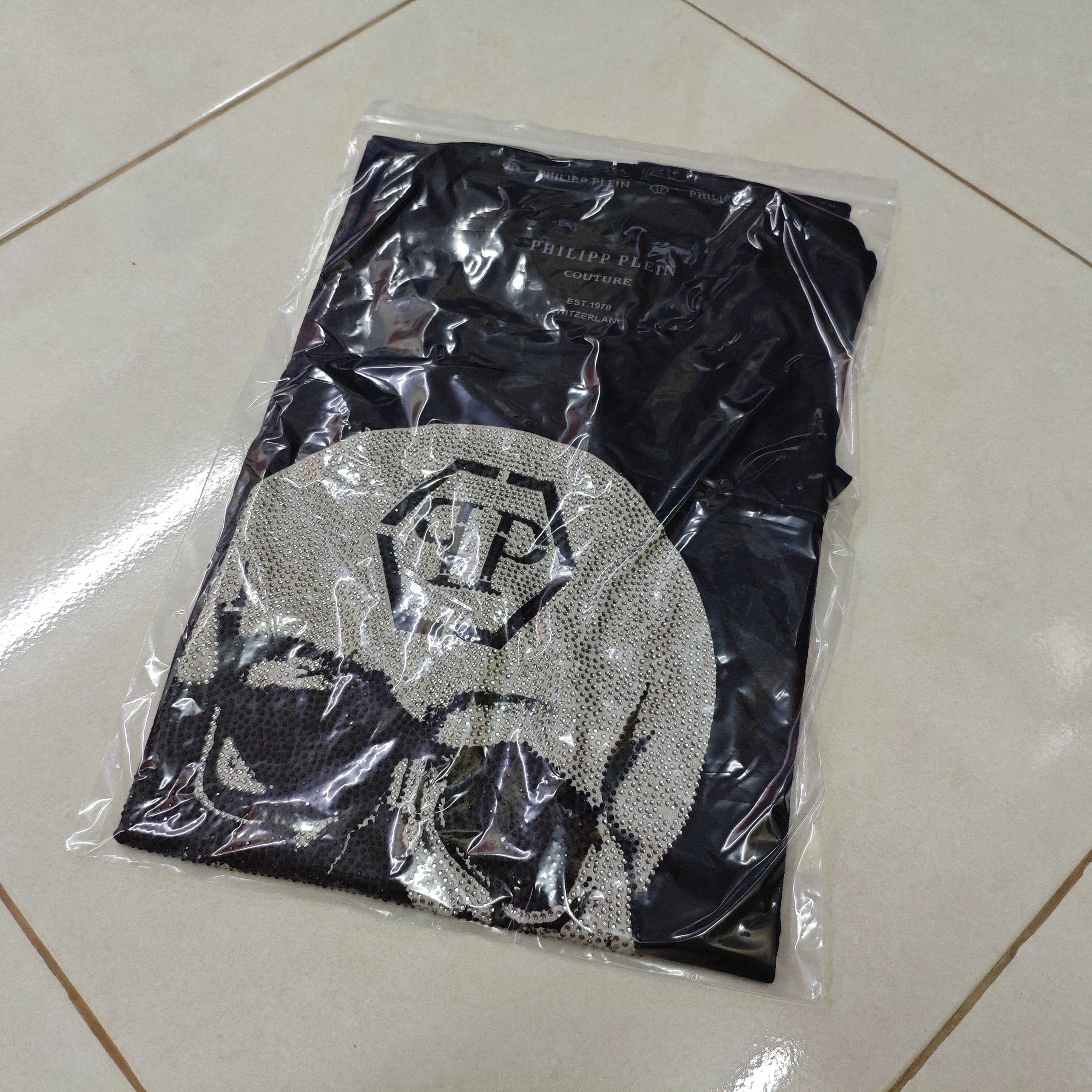 Philipp Plein PHILIPP PLEIN Originals Crystal Skull Black S Tshirt Tee Size US S / EU 44-46 / 1 - 12 Thumbnail