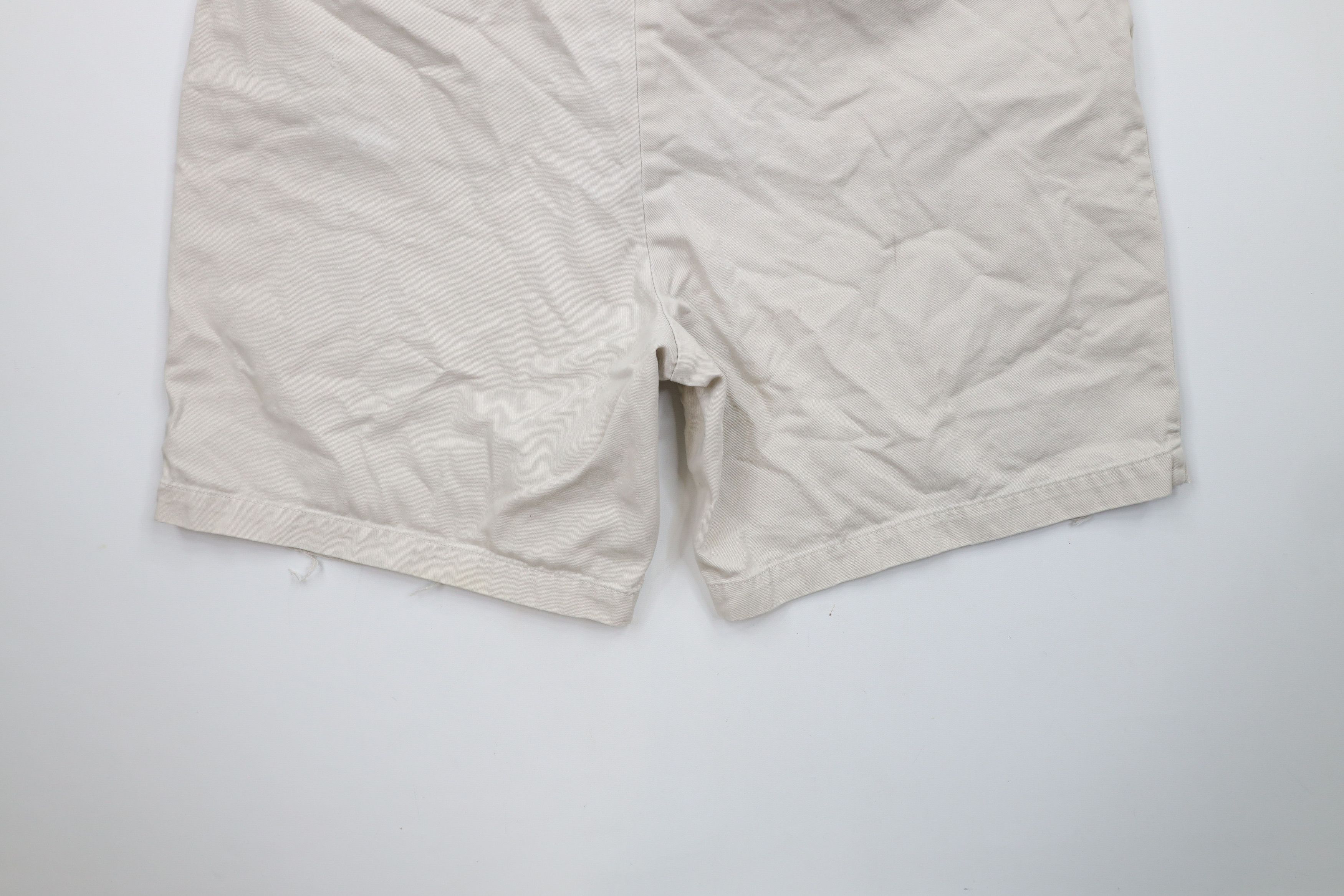 Ralph Lauren × Vintage Vintage 90s Ralph Lauren Pleated Above Knee Chino Shorts Size US 36 / EU 52 - 13 Thumbnail