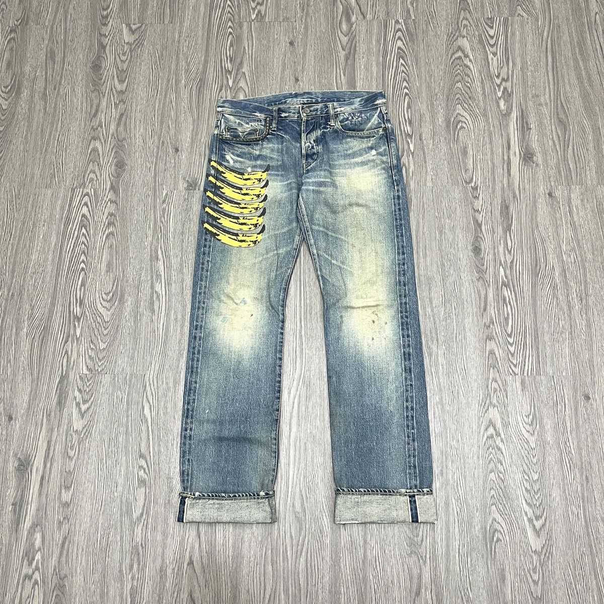 Andy Warhol × Hysteric Glamour Hysteric Glamour x Andy Warhol Banana Graphic Long Pant 🟥 Size US 30 / EU 46 - 2 Thumbnail