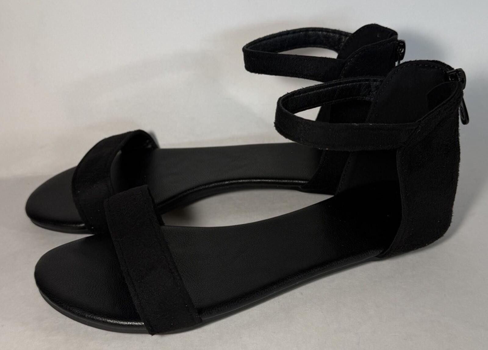 The Unbranded Brand Unbranded Flat Sandal Open Toe Ankle Strap Heel Zipper Size US 6.5 / IT 36.5 - 4 Thumbnail