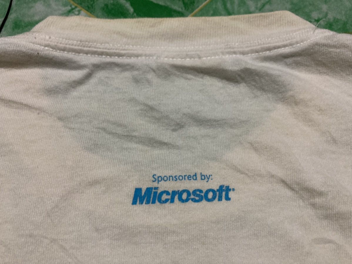 Microsoft × Vintage Vintage T-shirt Microsoft Y2K 00s Size US XL / EU 56 / 4 - 4 Thumbnail