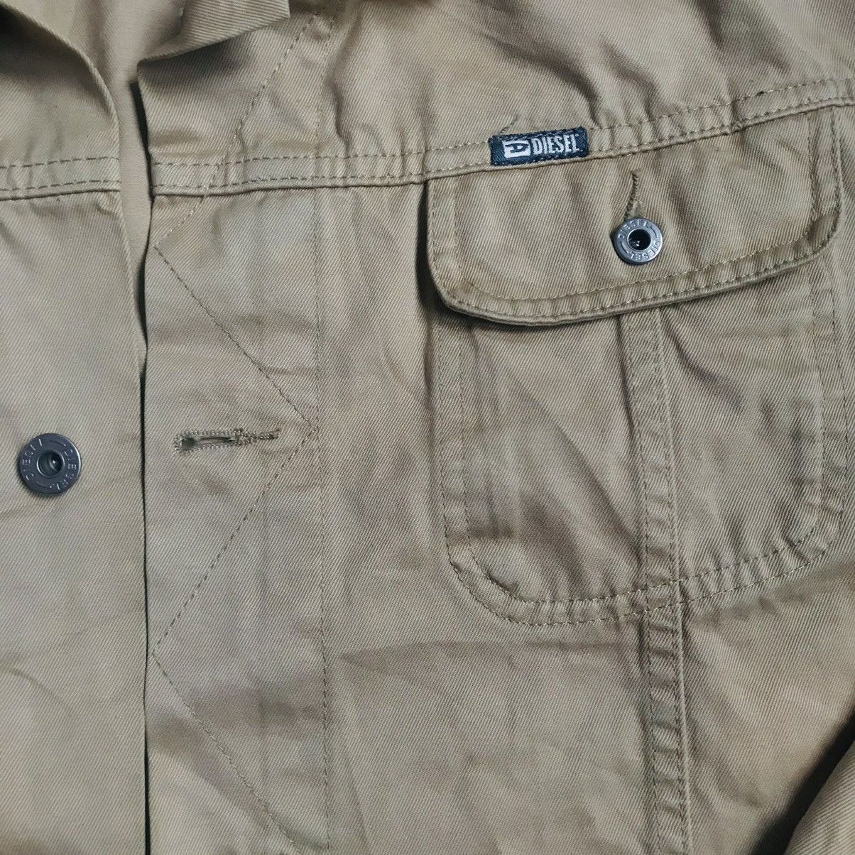 Diesel × Vintage Vintage Diesel Leather Collar Detroit Jacket Size US XXL / EU 58 / 5 - 3 Thumbnail