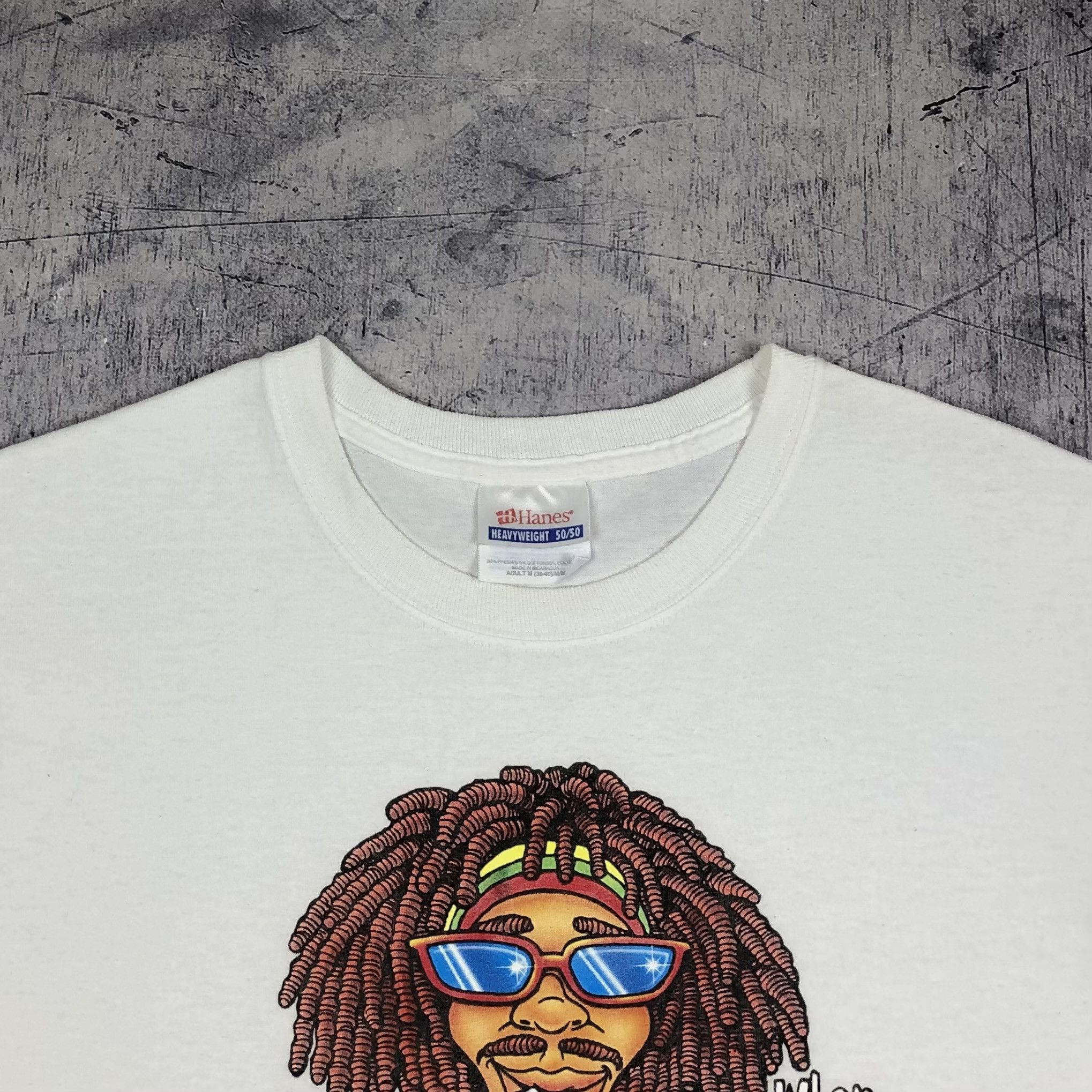 Vintage Smoke Weed Rasta Miami Beach Florida USA Vintage Tee Size US M / EU 48-50 / 2 - 9 Thumbnail