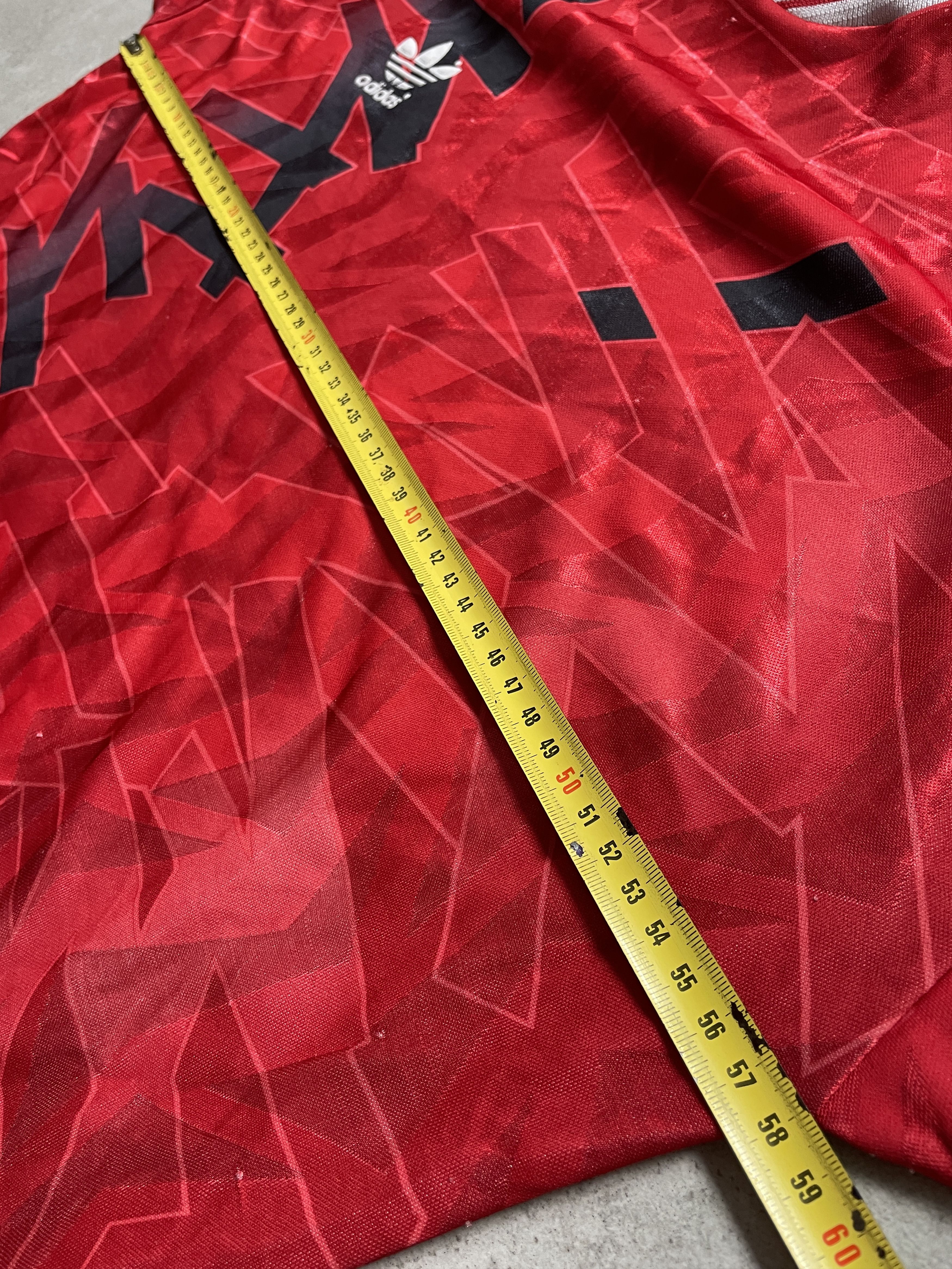 Adidas VINTAGE 90S ADIDAS RED BLOKECORE TEMPLATE LONGSLEEVE JERSEY Size US L / EU 52-54 / 3 - 7 Thumbnail