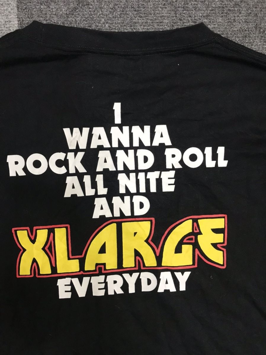 Japanese Brand × Xlarge Very Rare XLARGE Rock N Roll Long Sleeve Shirt Size US XL / EU 56 / 4 - 11 Thumbnail