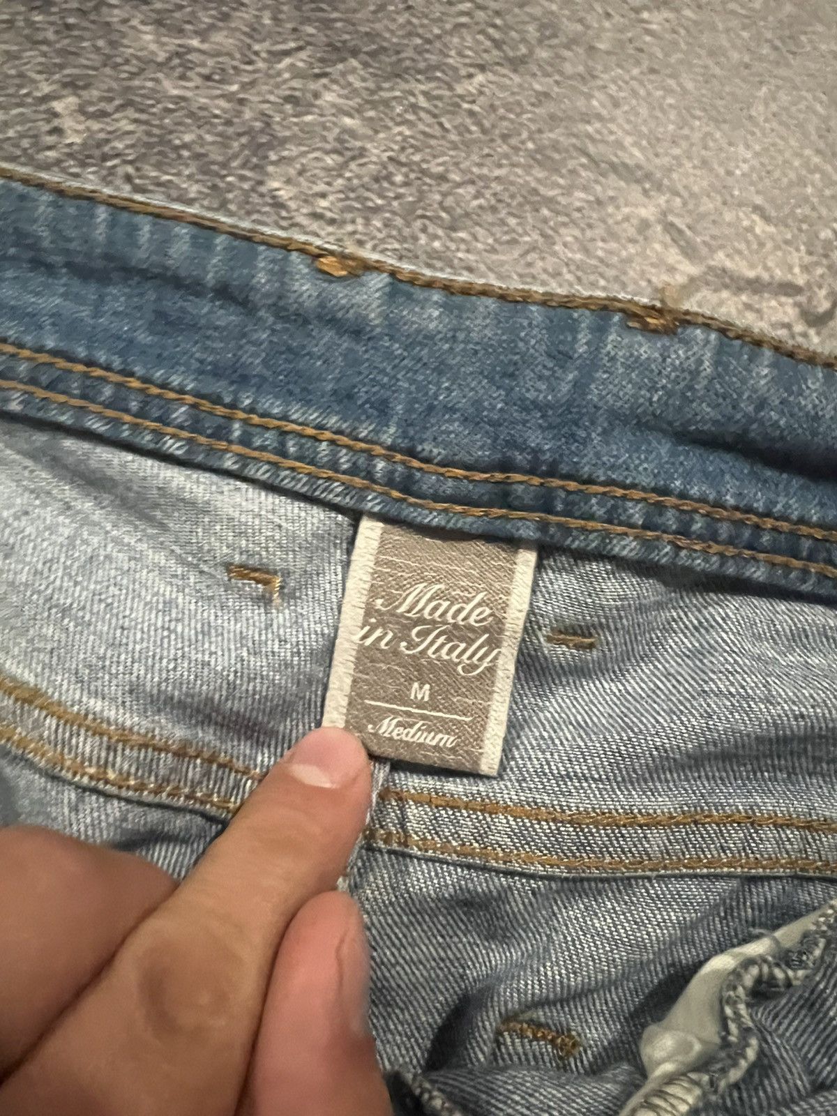 Designer CRAZY Vintage Jeans Number Nine Style / Vibe Glamour Y2K 90s Size US 31 - 7 Thumbnail