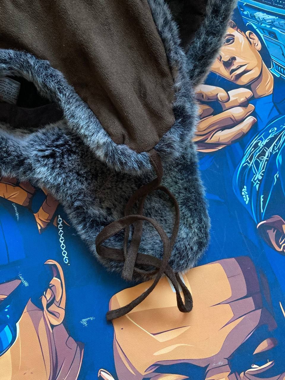 Japanese Brand × Vintage y2K Faux Ushanka Vintage Fuzzy Warm Trapper Cap Hat Size ONE SIZE - 6 Thumbnail