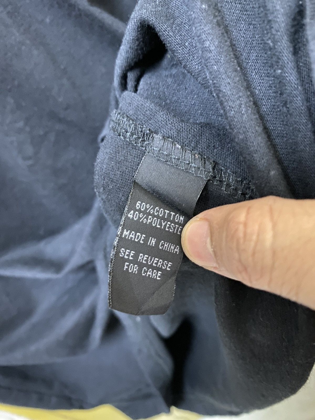 The Unbranded Brand Blue Crown Single Poket Crewneck Tee Size US L / EU 52-54 / 3 - 5 Thumbnail