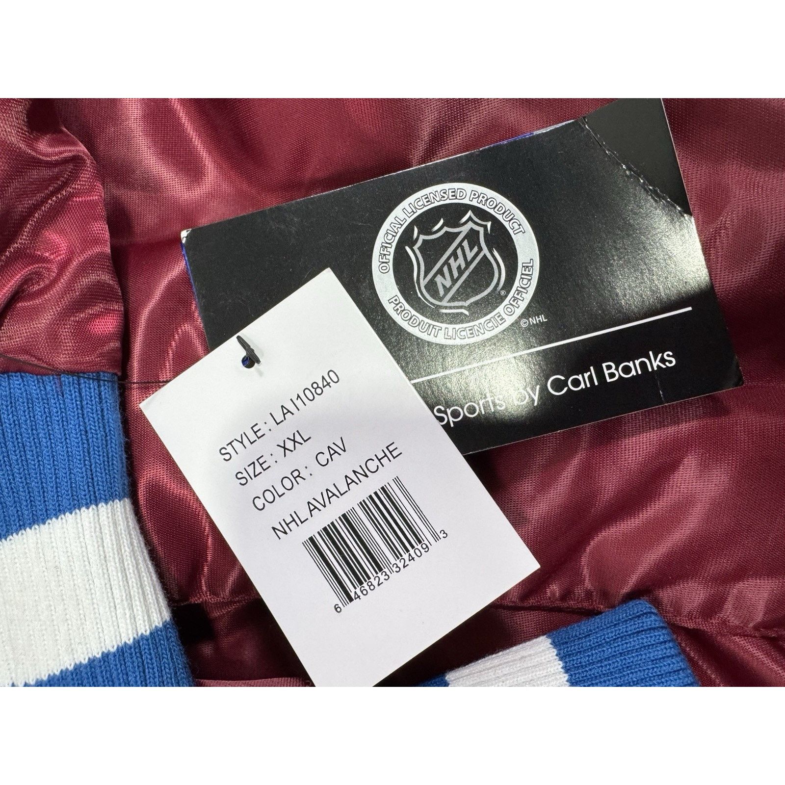 Starter Starter NHL Colorado Avalanche Satin Bomber Jacket Men’s XXL Size US XXL / EU 58 / 5 - 7 Thumbnail