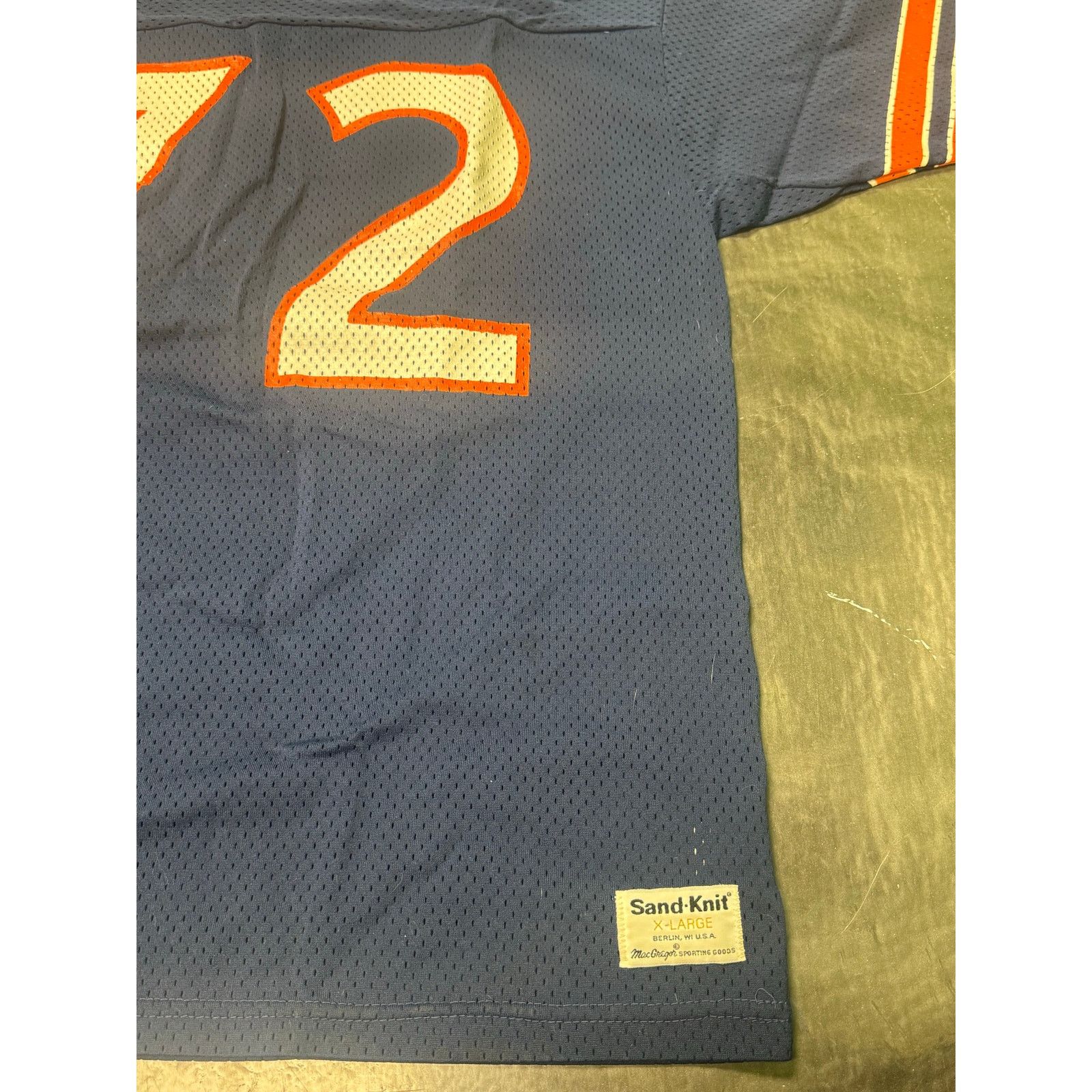 MacGregor Vintage Chicago Bears #72 Jersey – Sand-Knit Size US XL / EU 56 / 4 - 3 Thumbnail