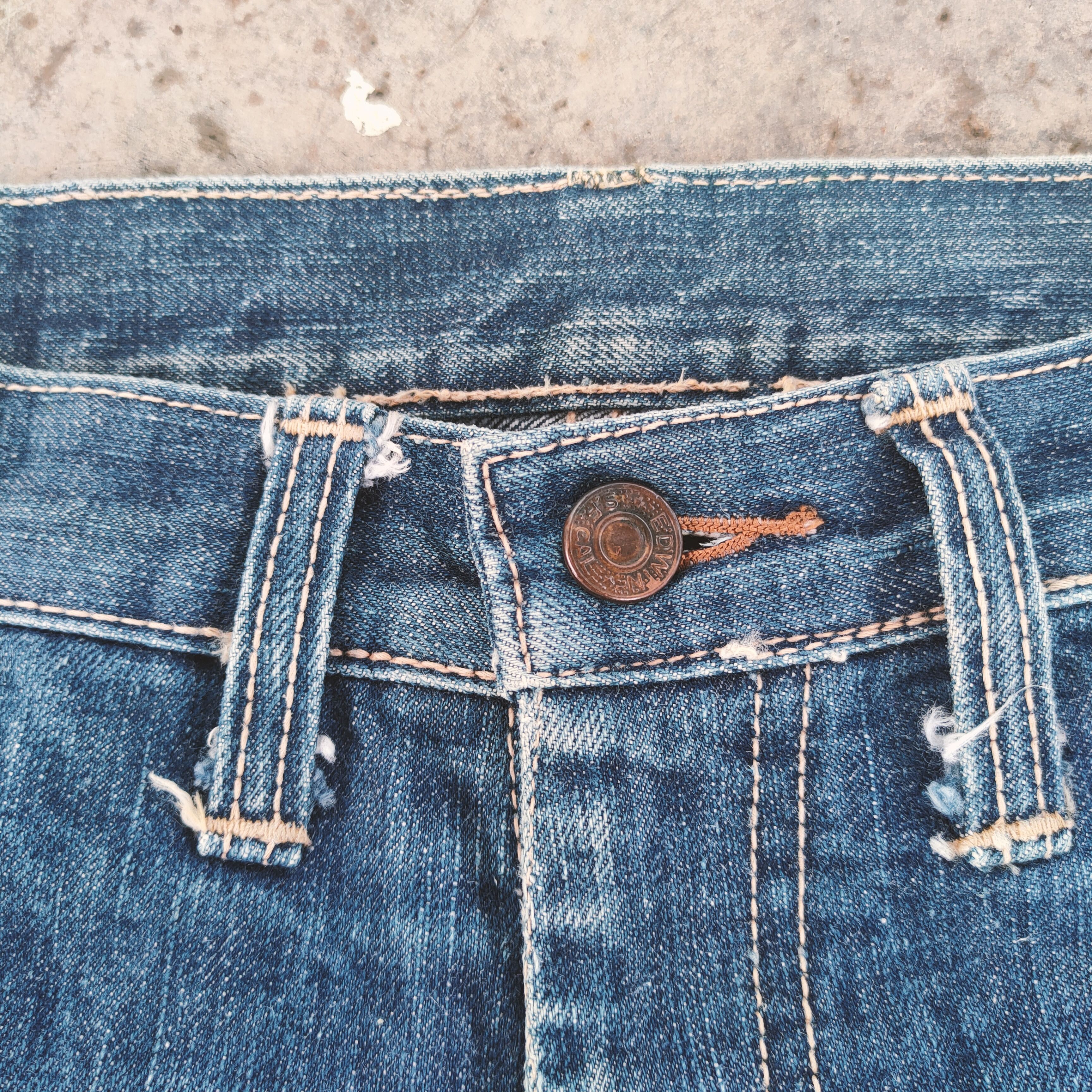 Edwin VINTAGE US EDWIN JEANS DENIM CARGO PANTS Size US 30 / EU 46 - 5 Thumbnail