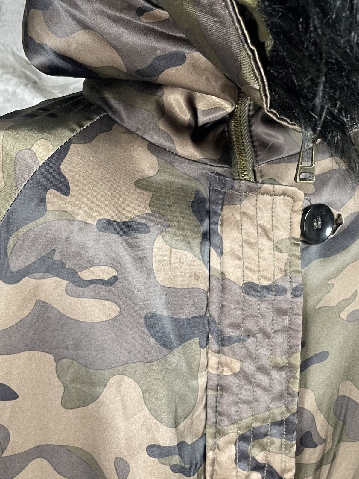 20471120 × If Six Was Nine Y2K Fur Camo Zip Jacket Japanese Hysteric Balenciaga Style Size US M / EU 48-50 / 2 - 11 Thumbnail