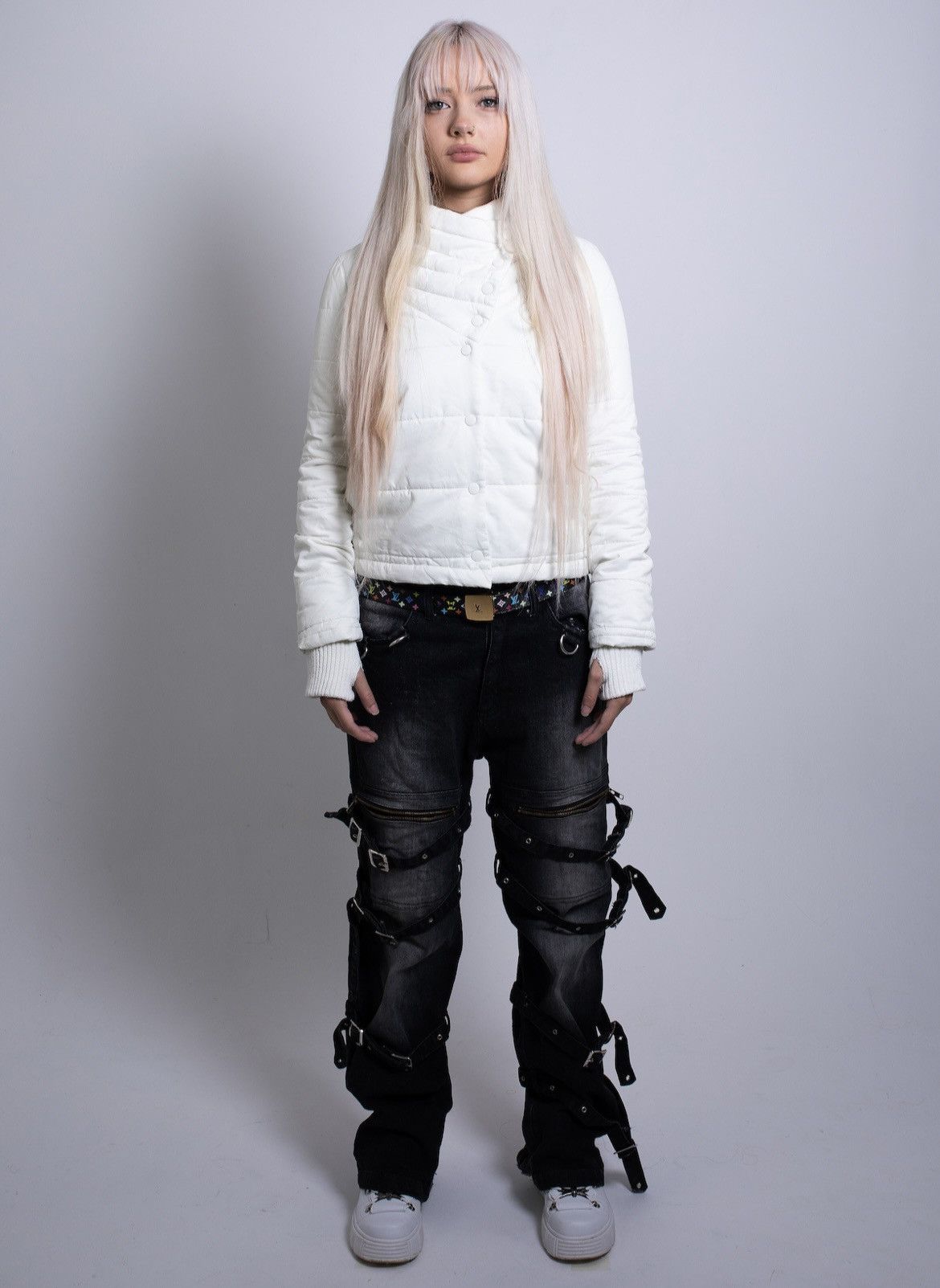 Lip Service Lip Service Asymmetric Alien Puffer Jacket Size S / US 4 / IT 40 - 2 Thumbnail