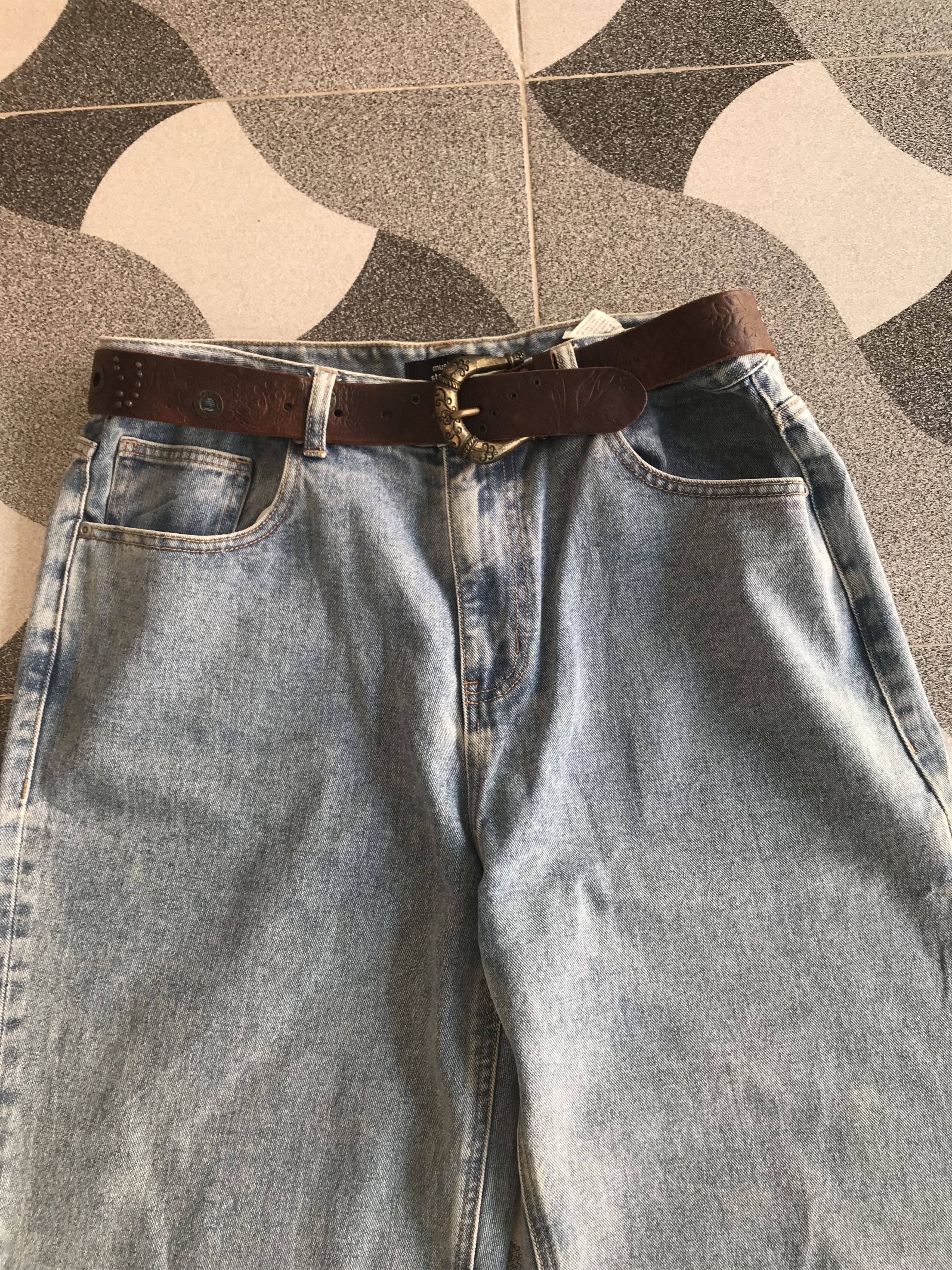 Japanese Brand × MUSINSA × Yohji Yamamoto Musinsa Standard Wide Washed Blue Jeans Size US 34 / EU 50 - 4 Thumbnail