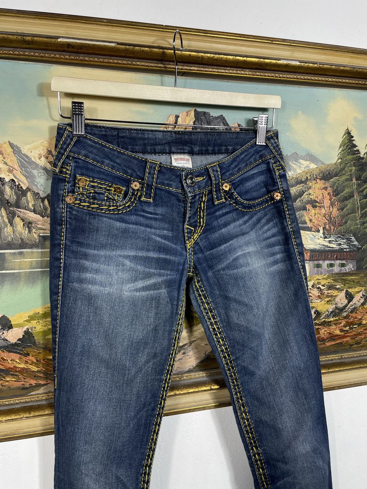 True Religion × Vintage True Religion Vintage Y2k Denim Jeans Trousers Pants Swag Size 25" / US 0 / IT 36 - 6 Thumbnail