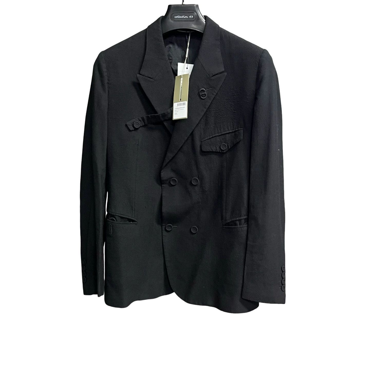 Dior Dior Wool Double Breasted Strap Blazer 34S Size 34S - 1 Thumbnail