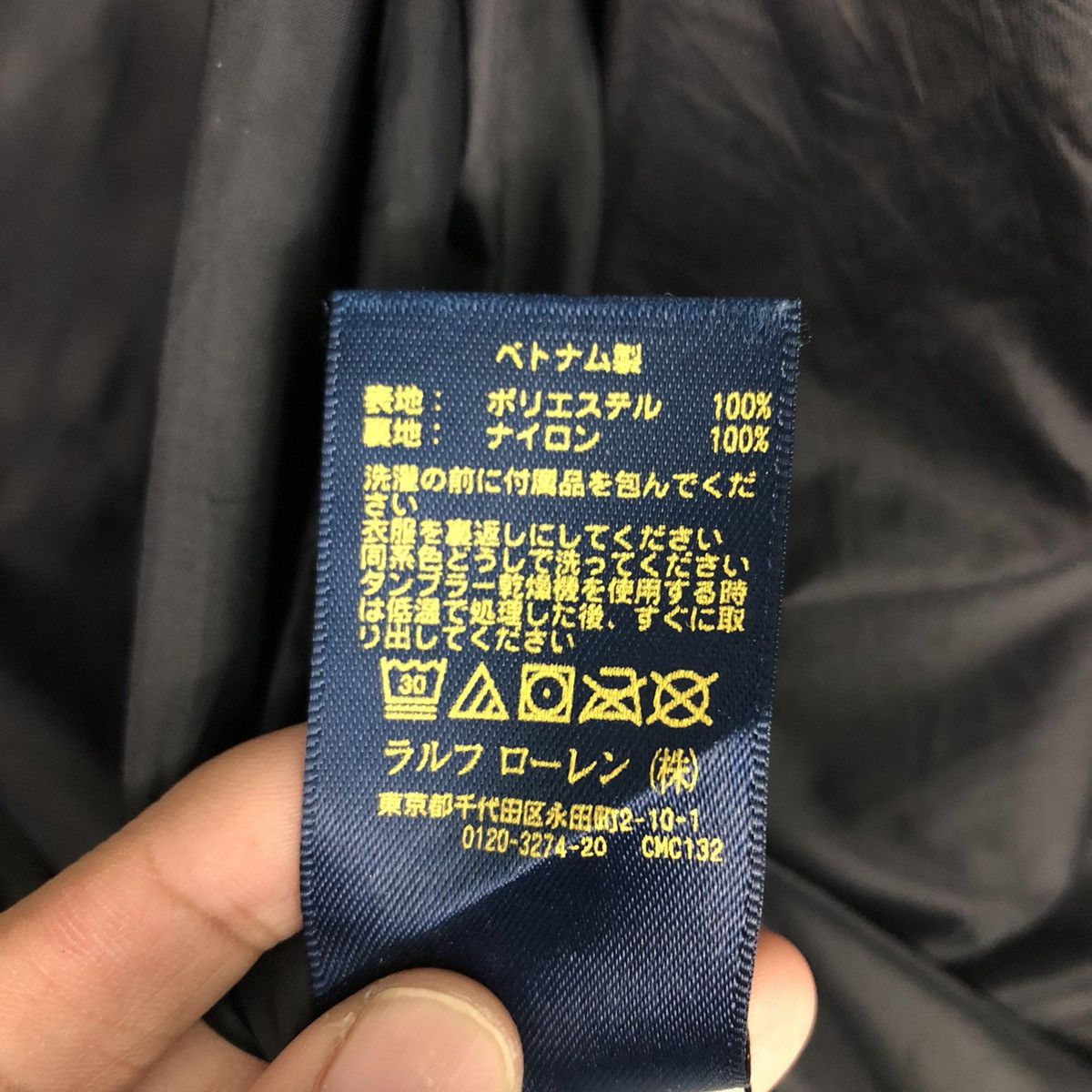 Polo Ralph Lauren 📌Rich Black Vintage Biker Jacket Zipper Polo Ralph Lauren Size US S / EU 44-46 / 1 - 25 Thumbnail