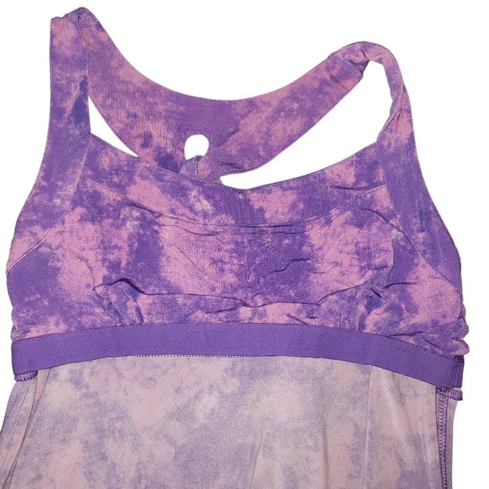 Tek Gear CT505 Tek Gear Purple Tie Dye Sleeveless Athletic Dress XL Size XL / US 12-14 / IT 48-50 - 4 Thumbnail