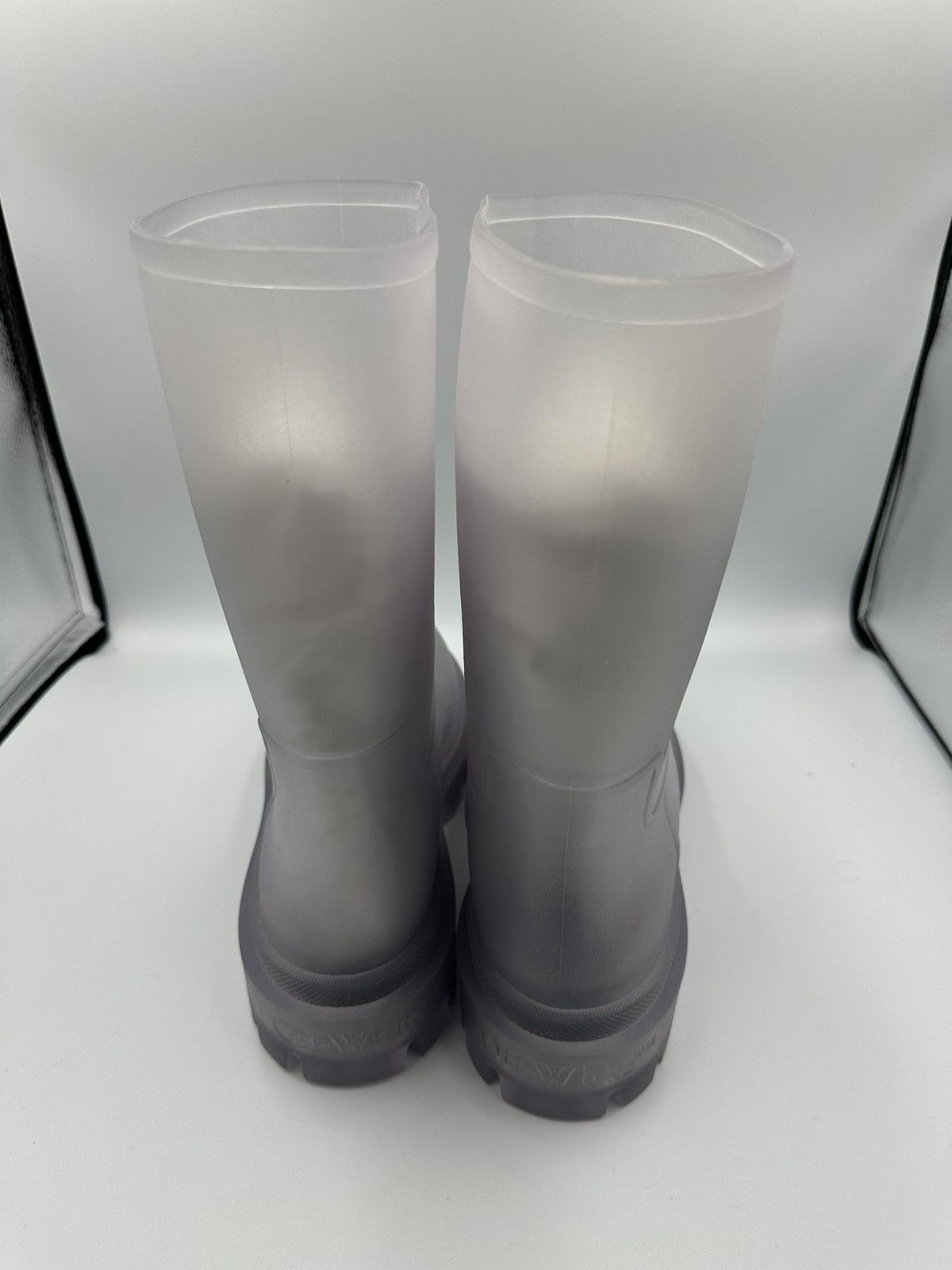 Off-White OFF-WHITE "Reboot Dollar" Rain Boots Transparent 45 US Size US 12 / EU 45 - 11 Thumbnail