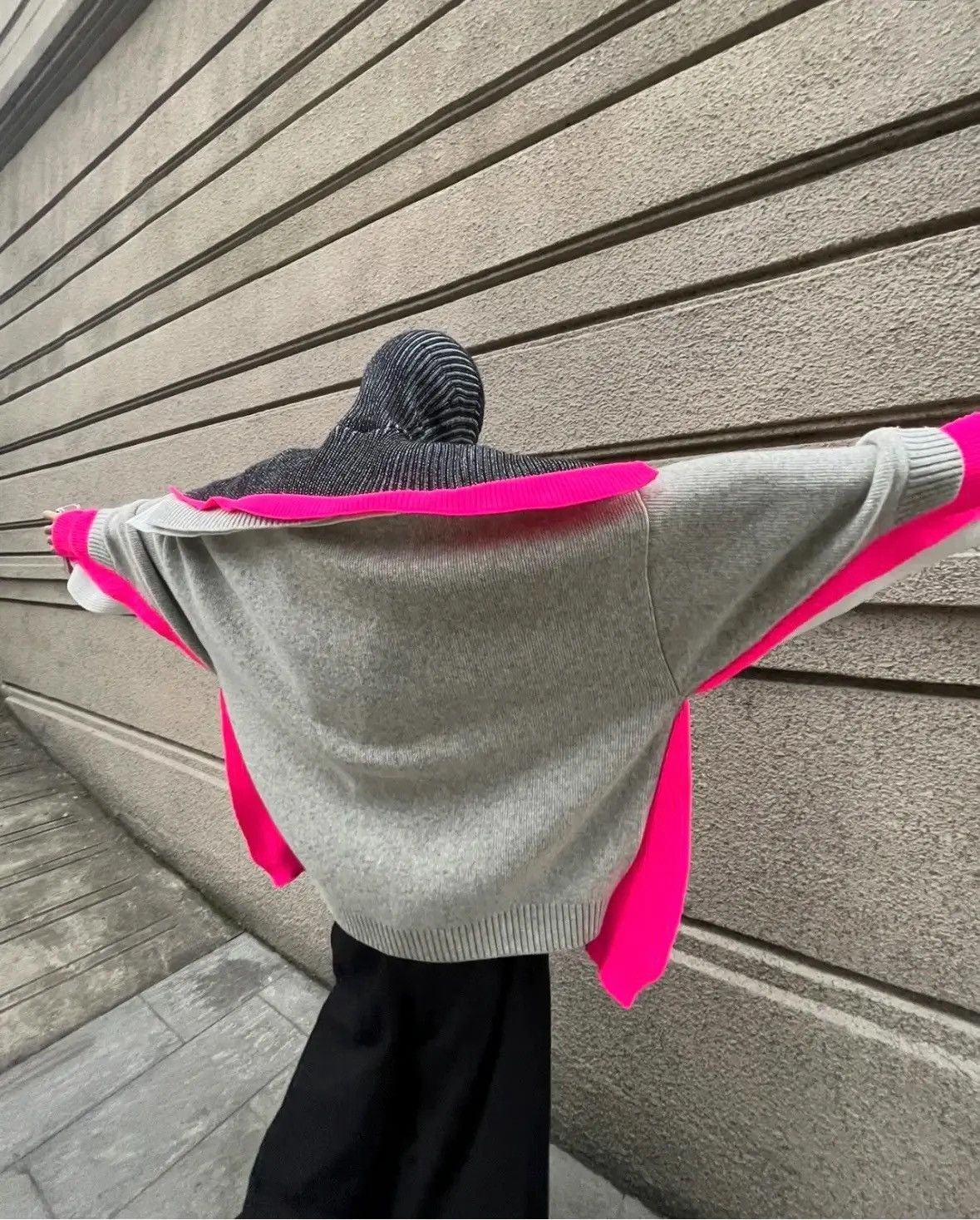 Balenciaga Balenciaga FW’18 Layered Oversize Knit Sweater Hoodie Size XS / US 0-2 / IT 36-38 - 12 Thumbnail
