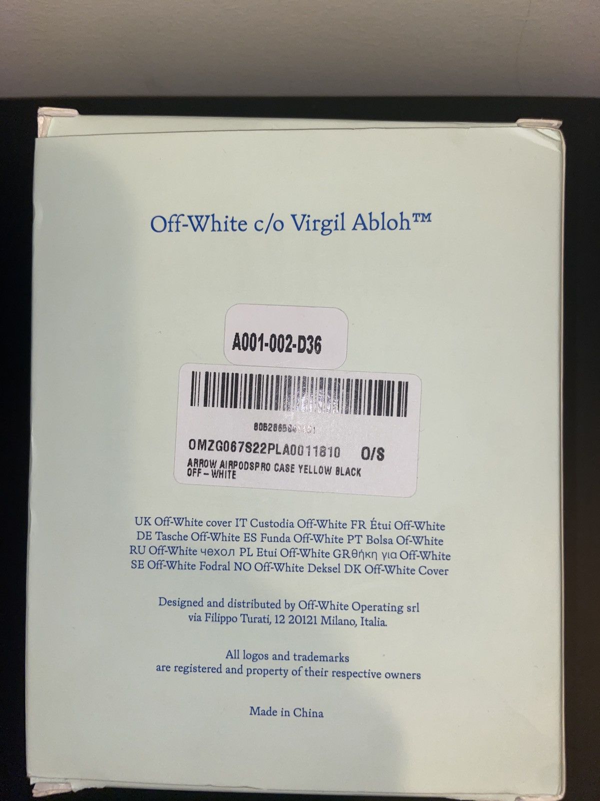 Off-White Off White Airpod Pro case Size ONE SIZE - 2 Thumbnail