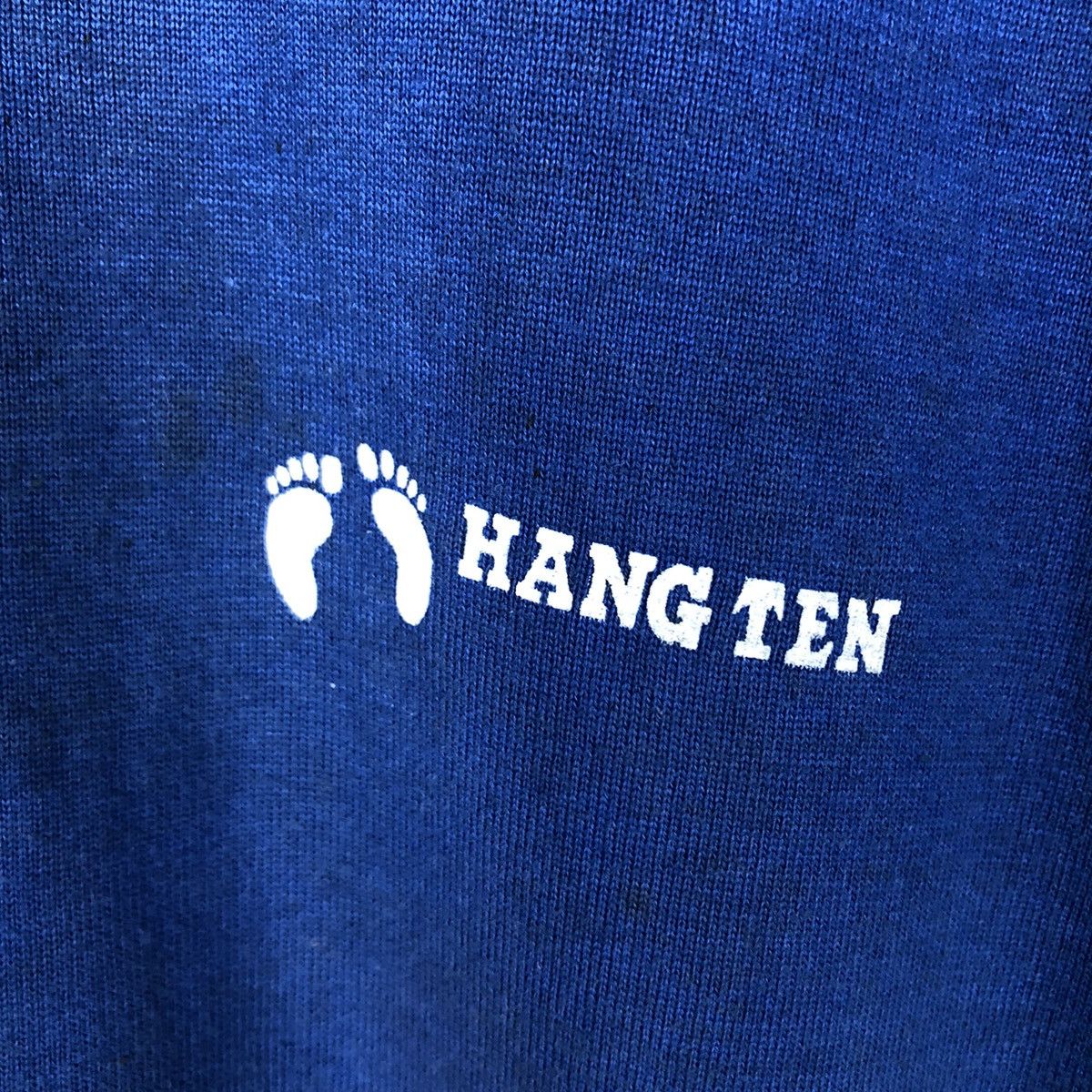 Japanese Brand Vintage Hang Ten Blue Pullover Sweatshirt Size US L / EU 52-54 / 3 - 13 Thumbnail