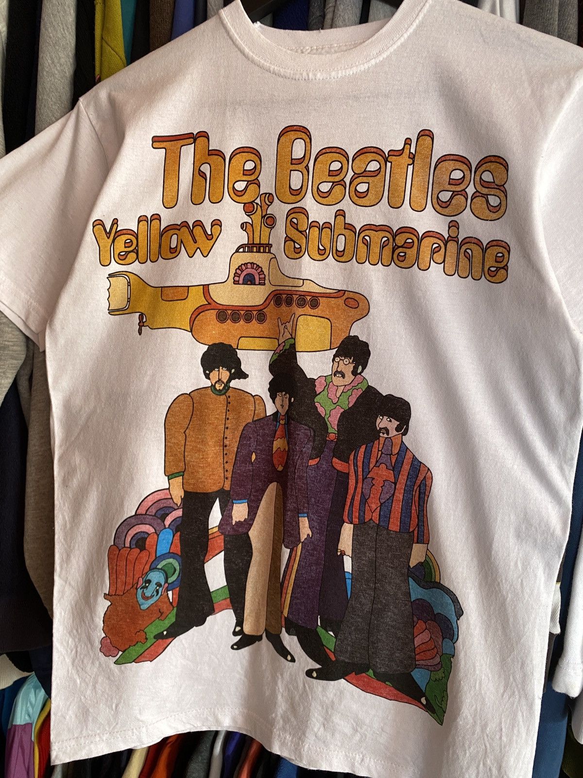 Band Tees VINTAGE THE BEATLES YELLOW SUBMARINE T-SHIRT Size US S / EU 44-46 / 1 - 2 Thumbnail