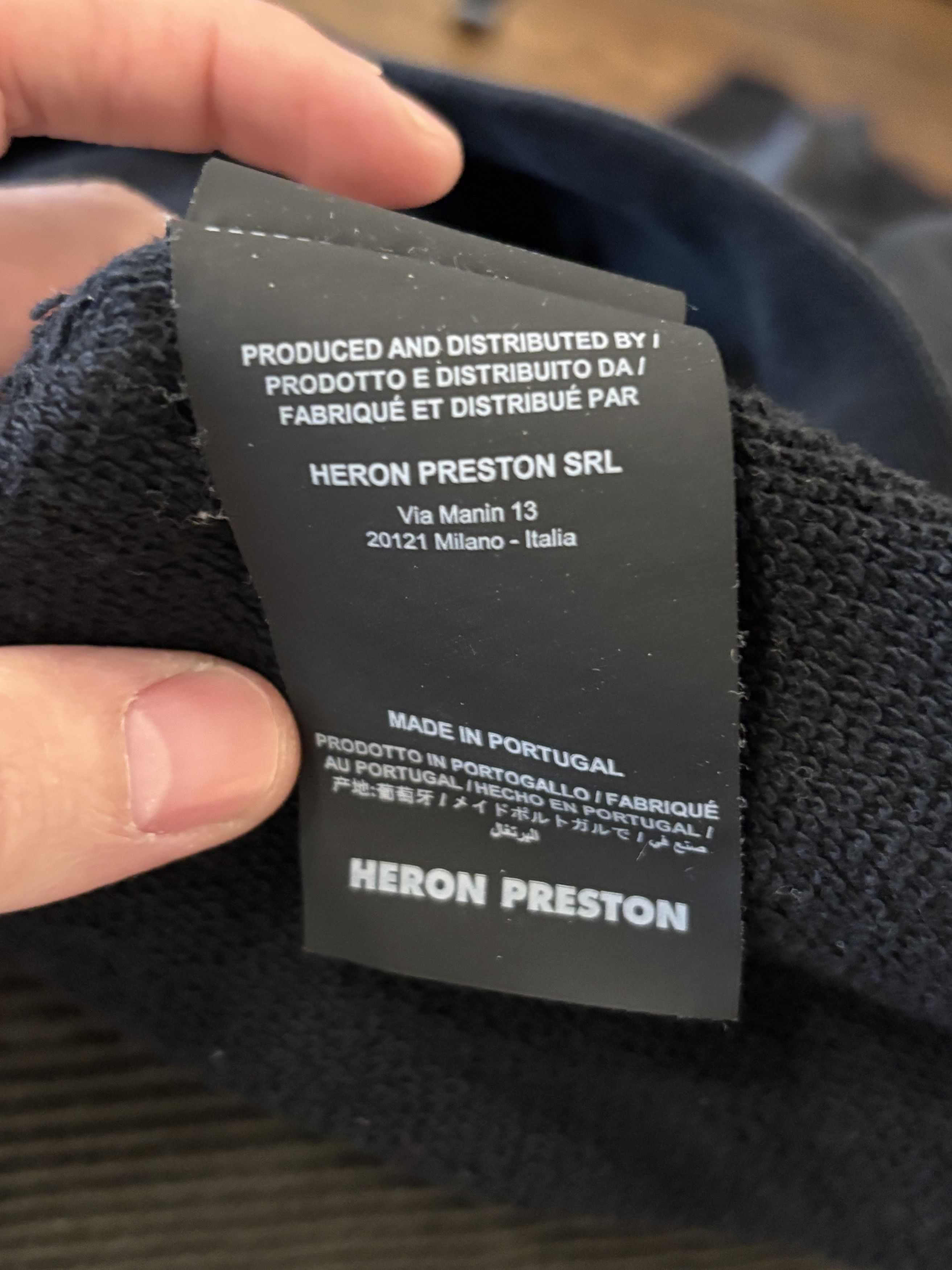 Heron Preston Heron Preston Logo Hooded Sweatshirt Size US S / EU 44-46 / 1 - 6 Thumbnail