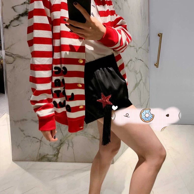 Gucci Gucci Red and white striped baseball jacket 2504-Nextarrow Size XS / US 0-2 / IT 36-38 - 3 Thumbnail