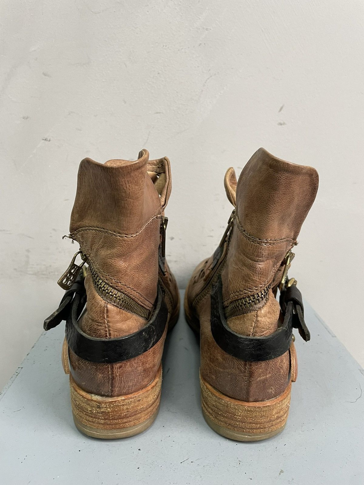 A.S.98 Ankle avant garde moto boots A.S. 98 rick owens style 90s Size US 6.5 / EU 39-40 - 8 Thumbnail