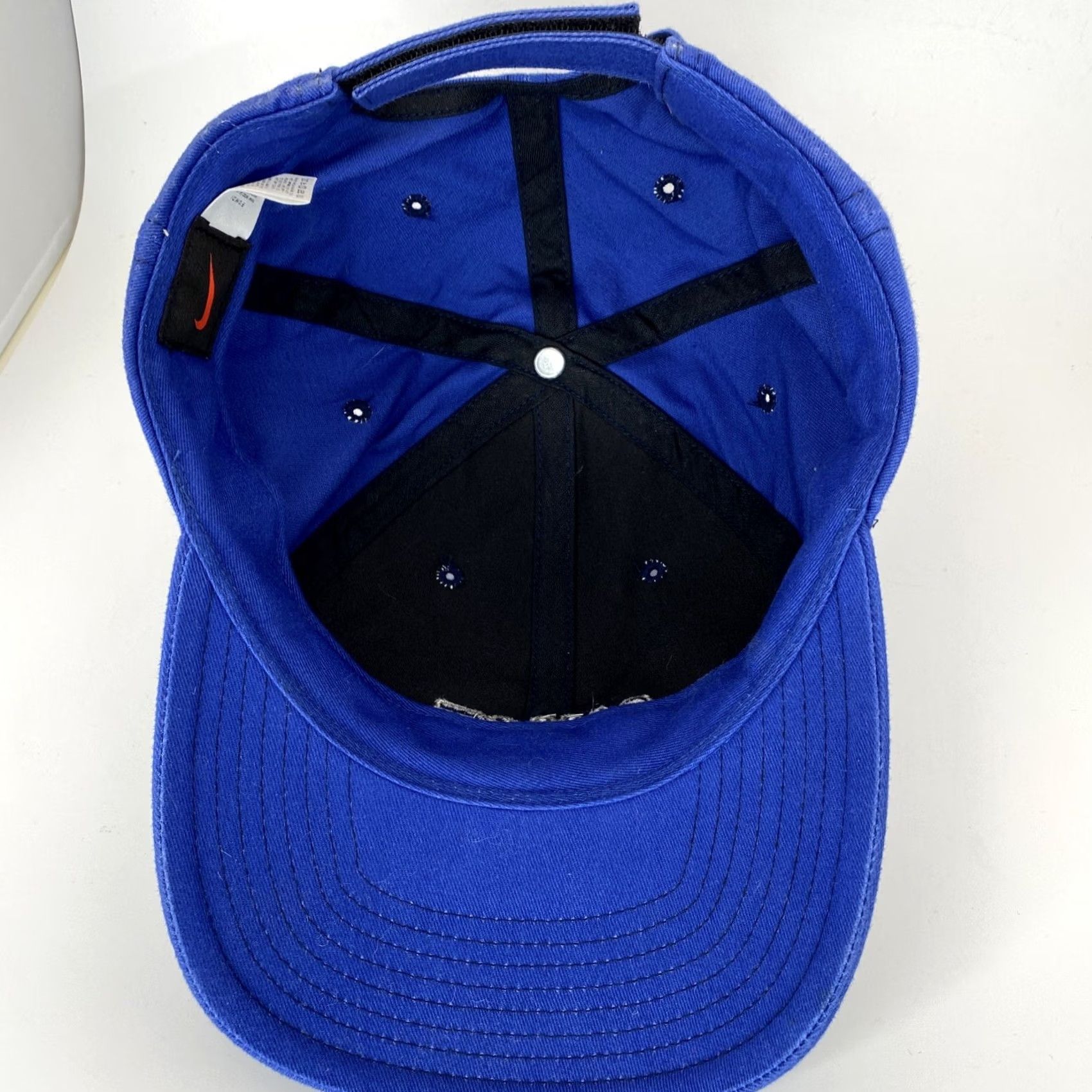 Nike Nike Hat Baseball Cap Unisex Adults One Size Blue Adjustable Swoosh Spell Out Cap Size ONE SIZE - 6 Thumbnail
