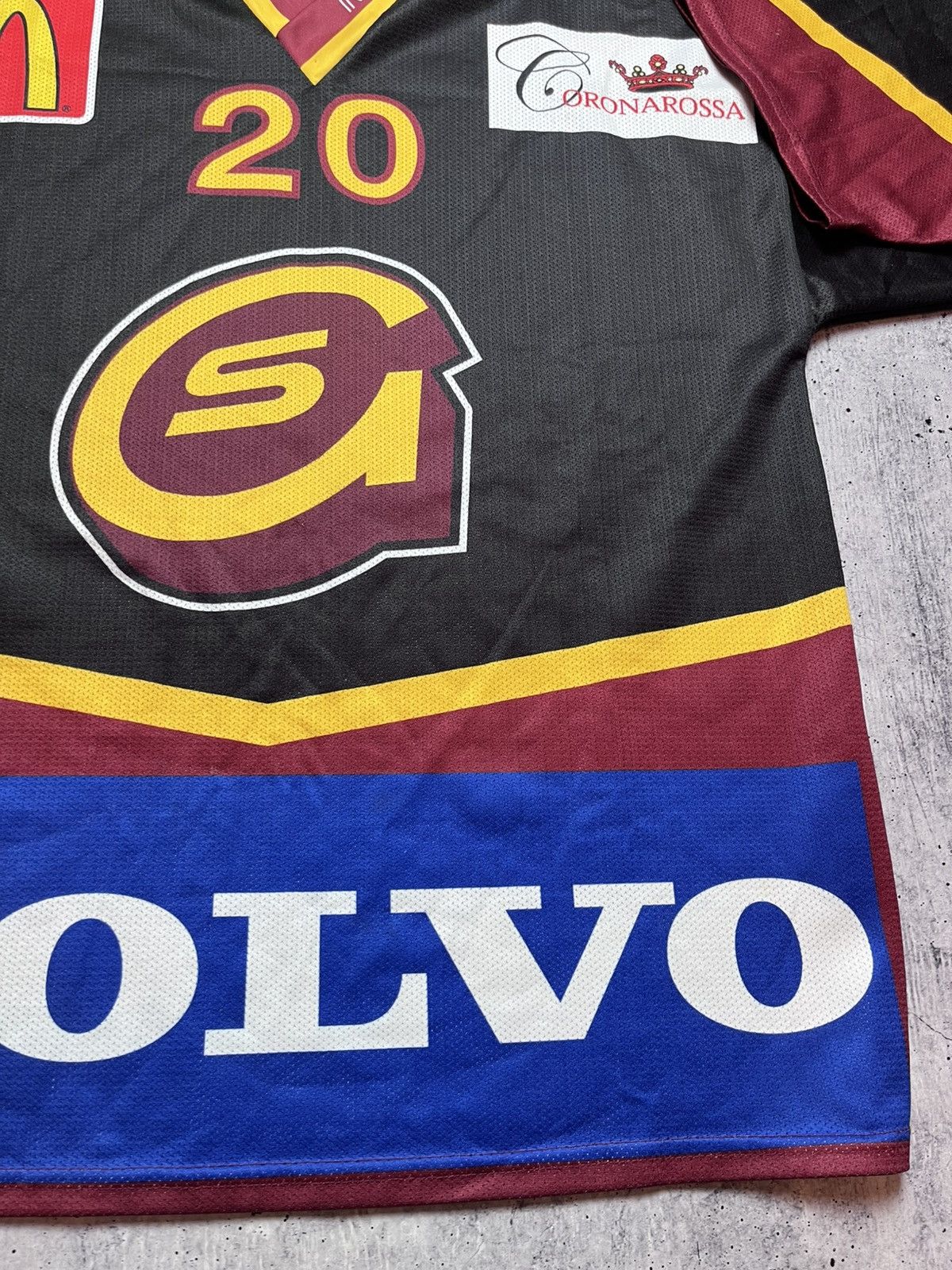 Vintage GENEVE SERVETTE SIGNED ICE HOCKEY JERSEY#20 PAVONI SIZE XS Size US XS / EU 42 / 0 - 6 Thumbnail