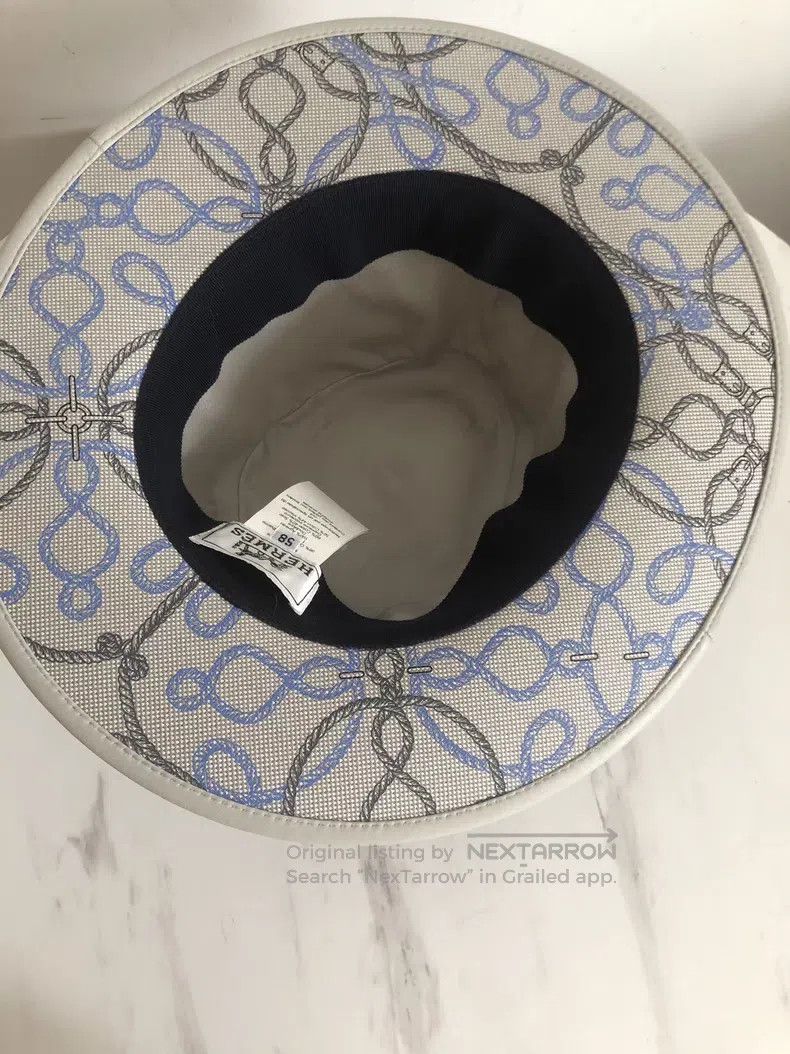 Hermes Hermes size 58 All-over printed hat Size ONE SIZE - 2 Thumbnail
