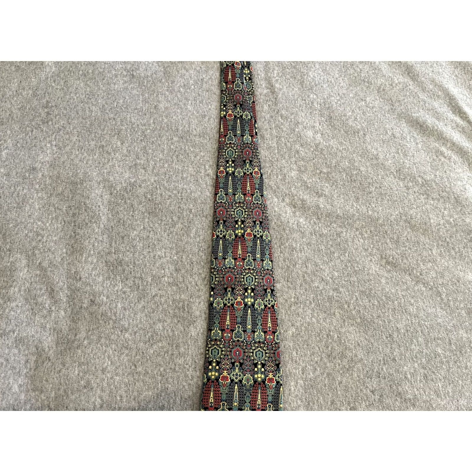Brioni Brioni Silk Tie Floral Made in Italy Multicolor 59 inches Men Tie Size ONE SIZE - 5 Thumbnail
