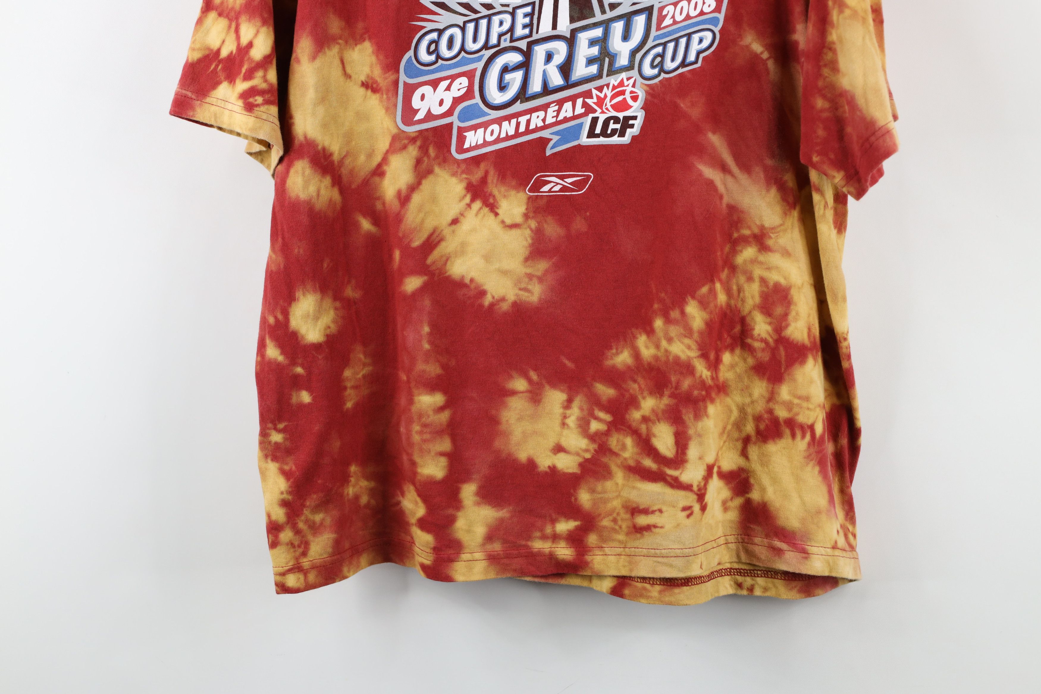 Reebok × Vintage Vintage Reebok Grey Cup Canadian Football Acid Wash T-Shirt Size US S / EU 44-46 / 1 - 3 Thumbnail