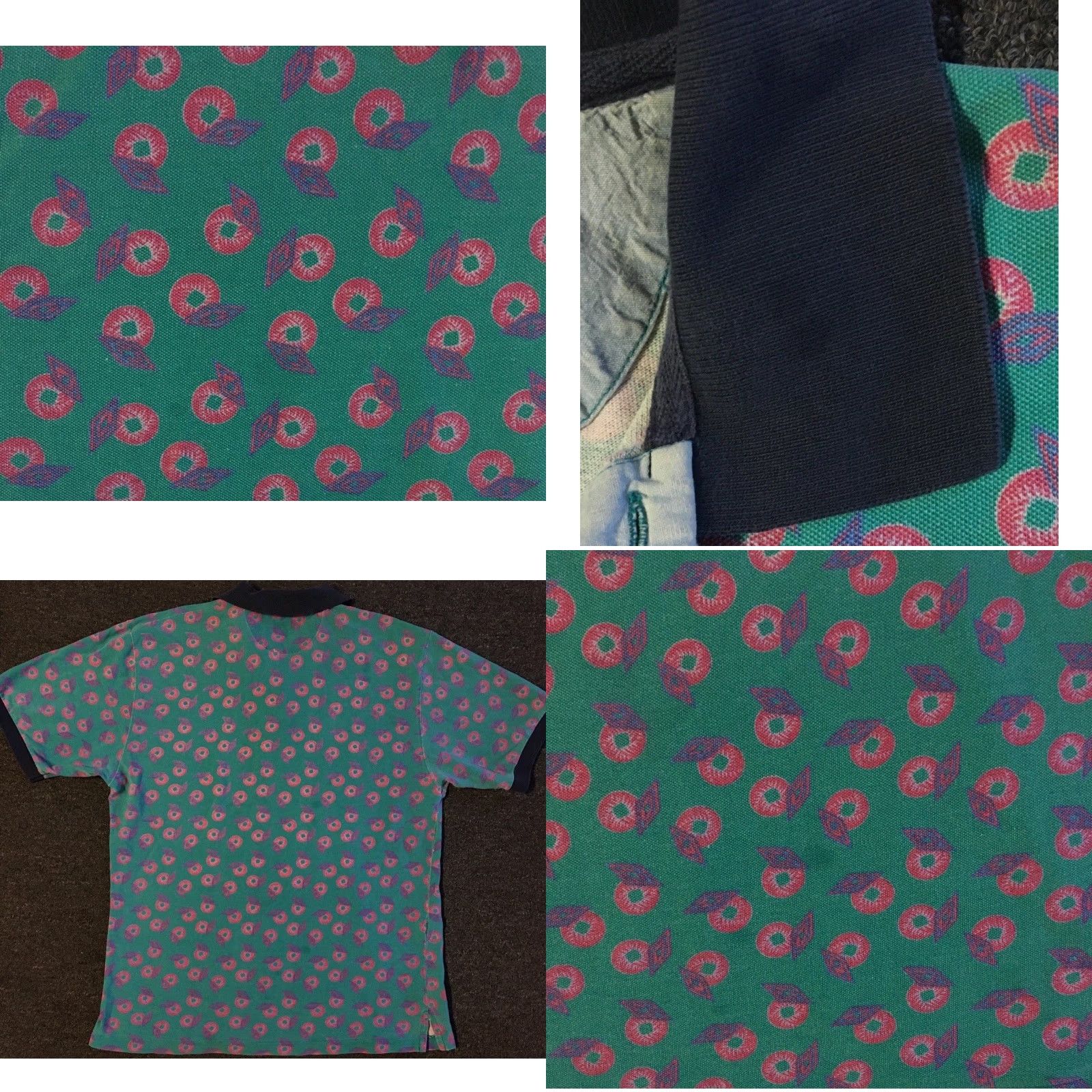 Vintage VINTAGE Polo Ralph Lauren Shirt XL Green All Over Print 90s Surf Skate Grunge 80s Aztec Floral California USA Mens Polo Rugby Short Sleeve Size US XL / EU 56 / 4 - 8 Thumbnail