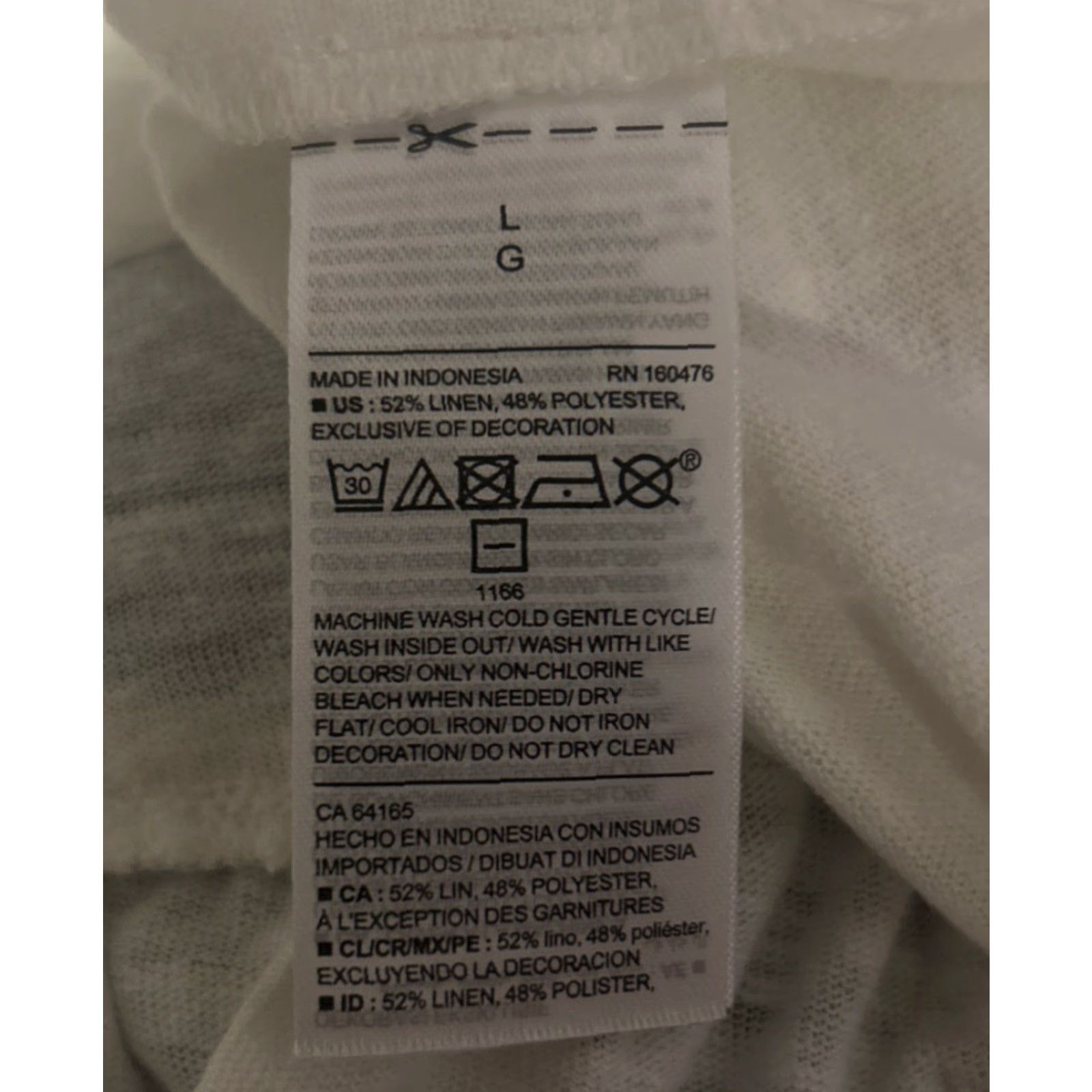 Old Navy NEW Old Navy Linen Tank Top L White NWT 685 Casual Beach Crochet Sleeveless Knit Women Tank Size L / US 10 / IT 46 - 5 Thumbnail