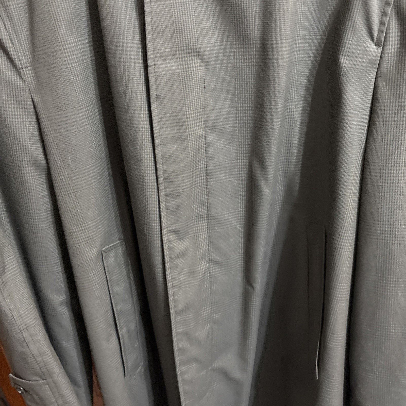 Other Vtg Brigadier Curlee 42R Blue Black Overcoat Alpaca Liner Size US XL / EU 56 / 4 - 2 Thumbnail