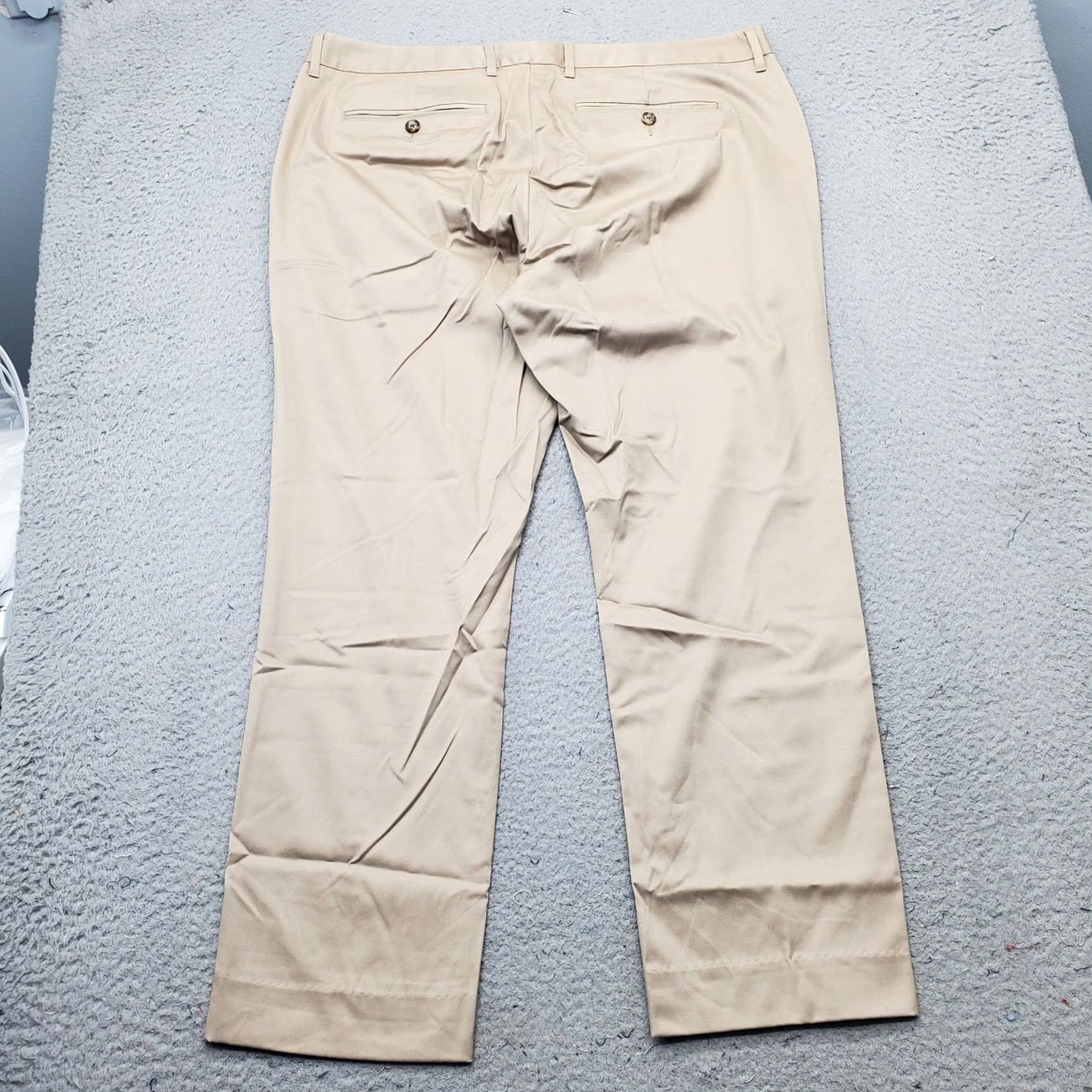 Bonobos Bonobos Mens Slim Tan Khakis Pants 38 Slim Flat Front Slash Pocket Weekday Warrior W34? Size US 38 / EU 54 - 2 Thumbnail