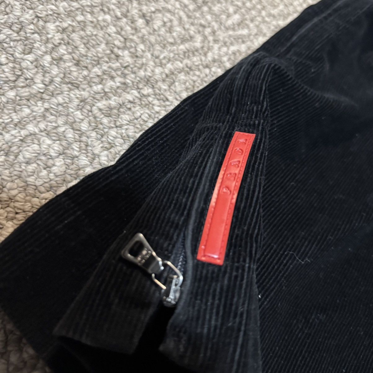 Prada Vintage Prada Corduroy Zip Leg red tab pants Size US 32 / EU 48 - 3 Thumbnail