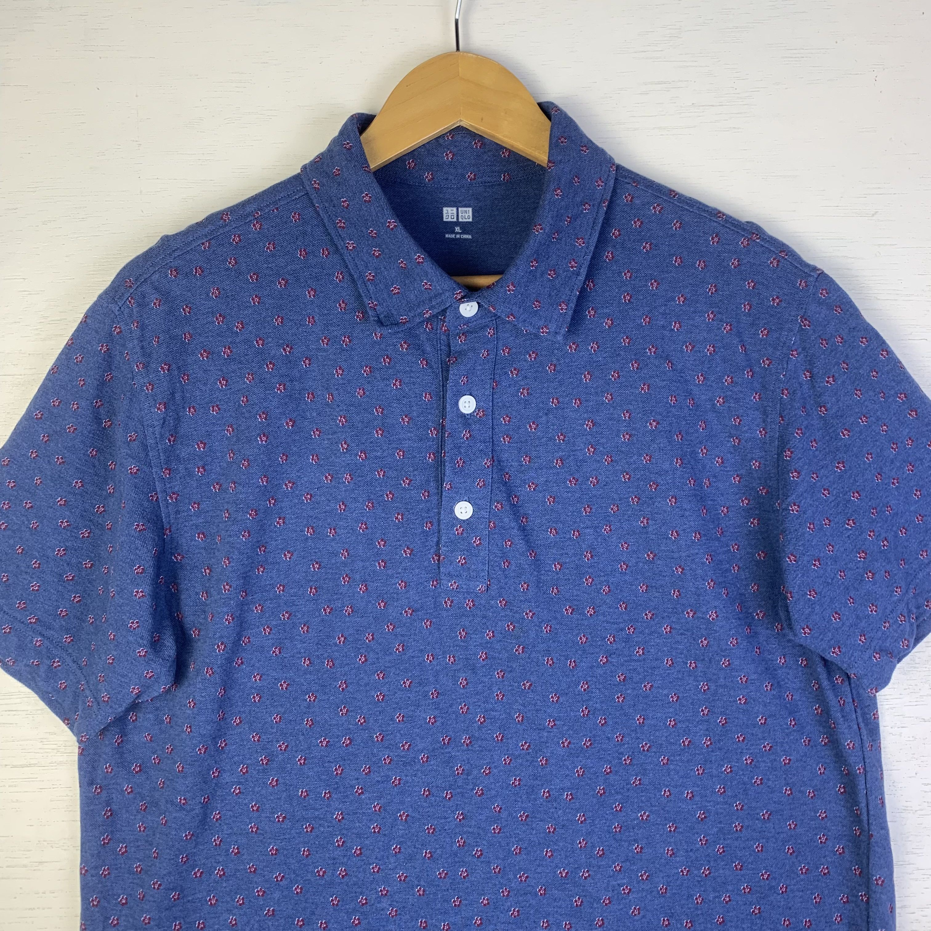 Uniqlo UNIQLO POLO TEES TINY FLORAL Size US XL / EU 56 / 4 - 3 Thumbnail